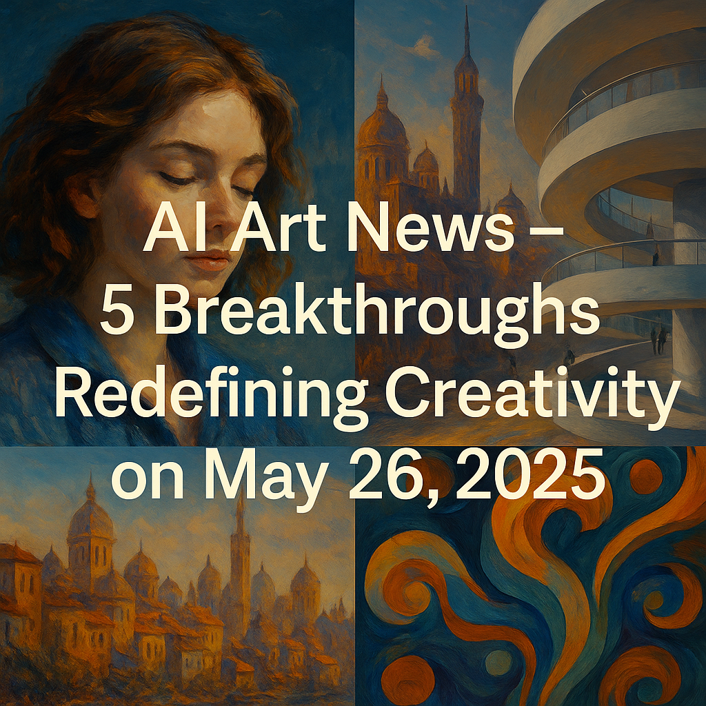 5 Uplifting AI Art Breakthroughs – May 26, 2025