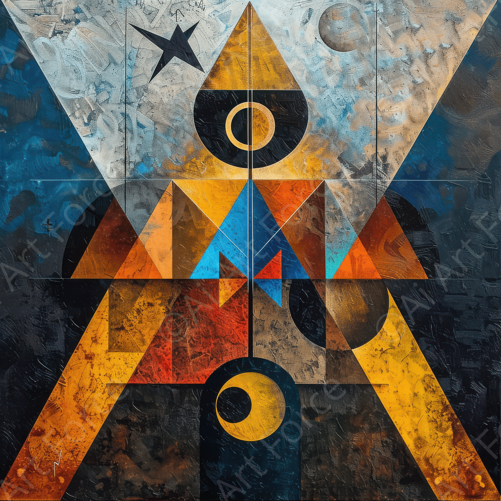 Digital Ai Artwork, of Free your mind abstract style, ideal for art enthusiasts and collectors.