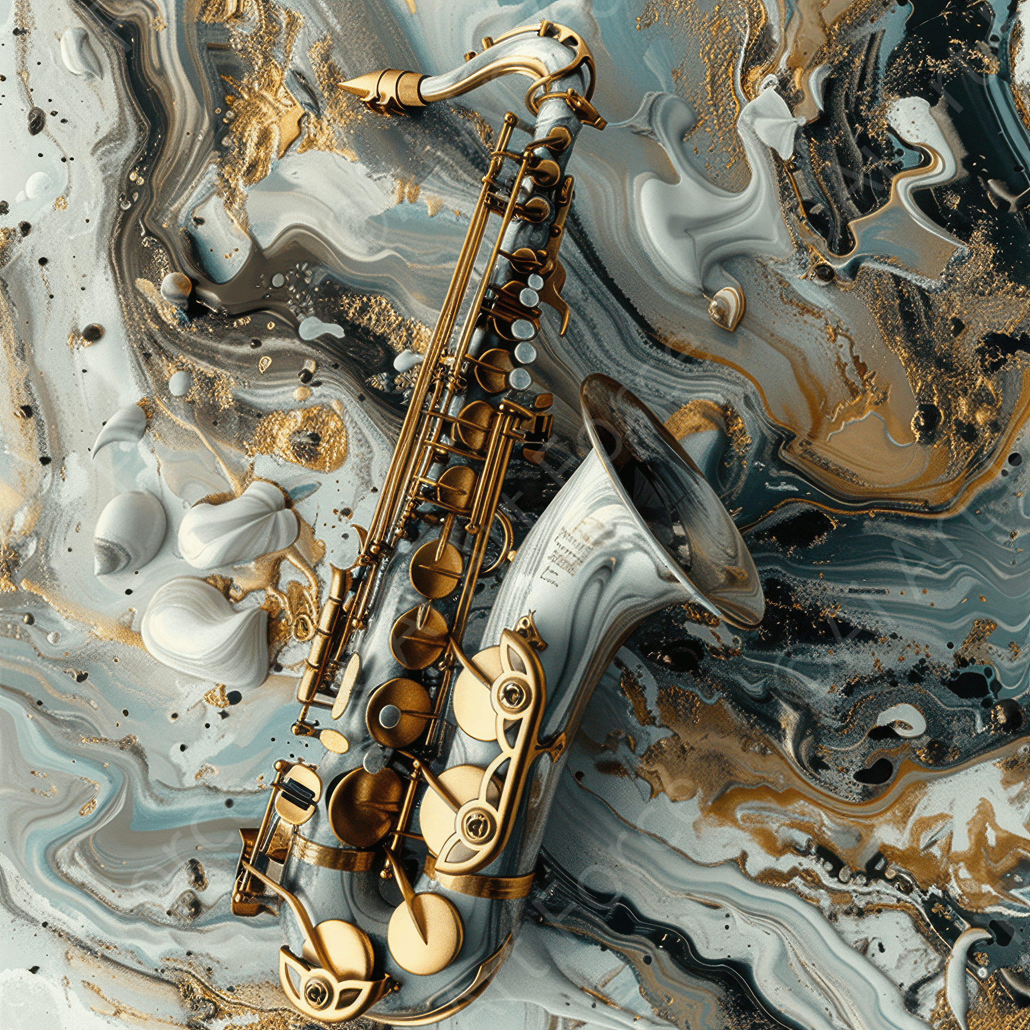 Digital Ai Artwork, of Music Art 2, ideal for art enthusiasts and collectors.