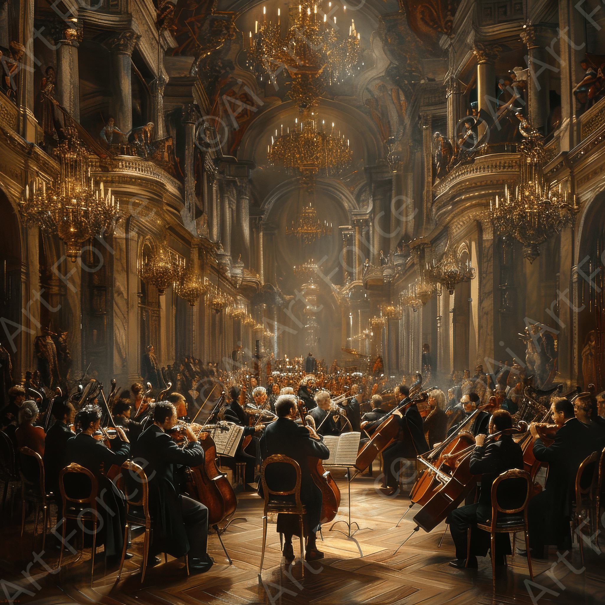 Digital Ai Artwork, of Music Art 8, ideal for art enthusiasts and collectors.