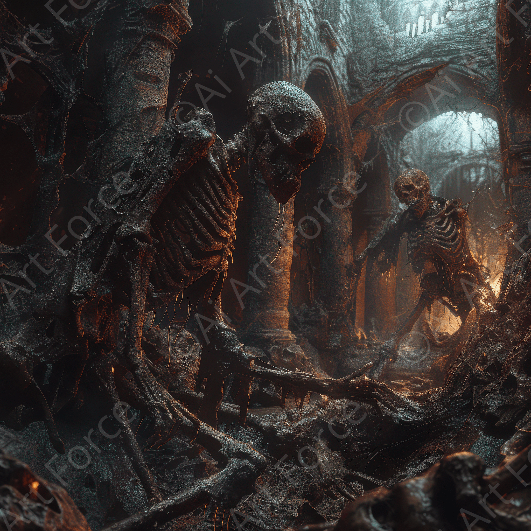 Digital Ai Artwork, of Rise of the Underworld 13, ideal for art enthusiasts and collectors.