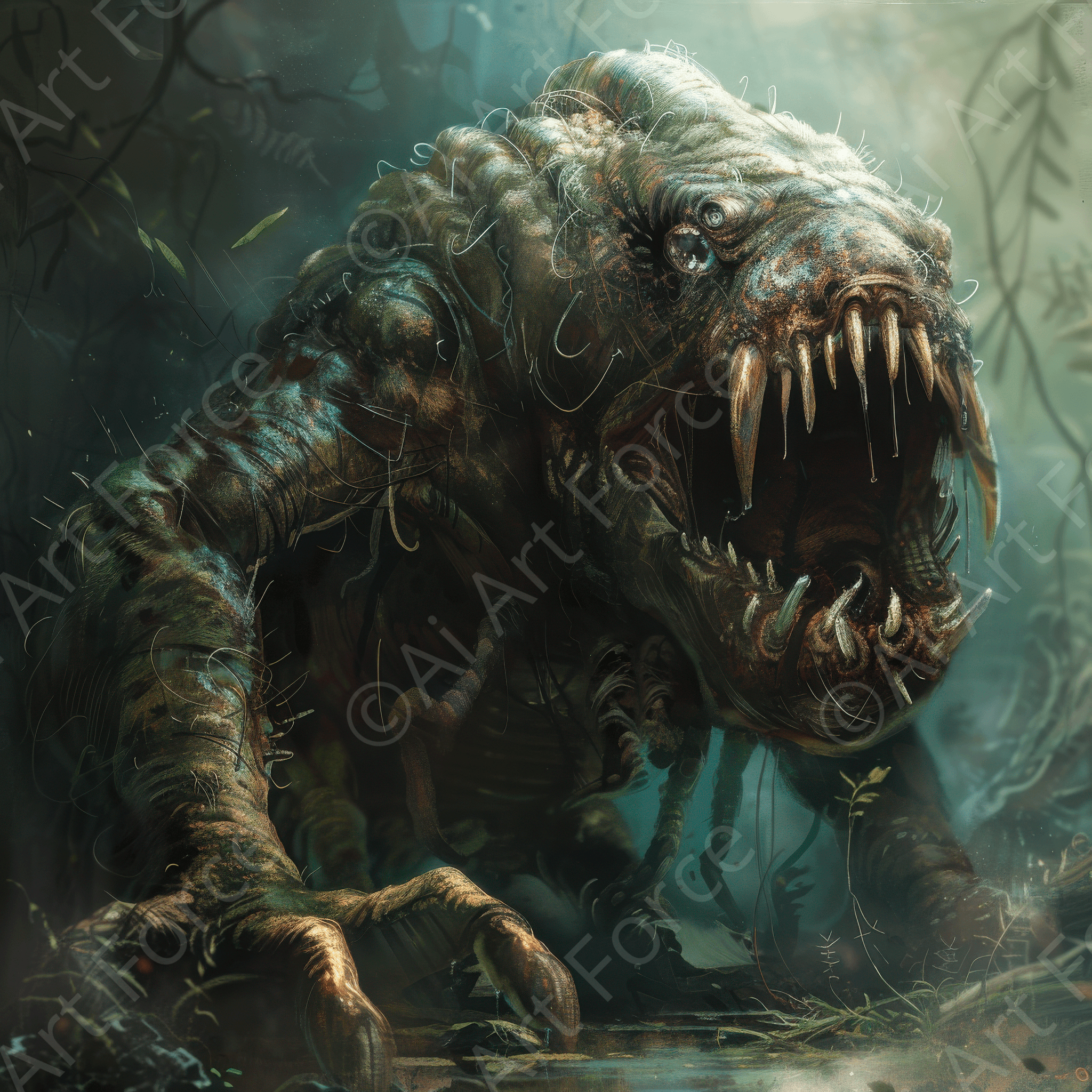 Digital Ai Artwork, of Rise of the Underworld 17, ideal for art enthusiasts and collectors.