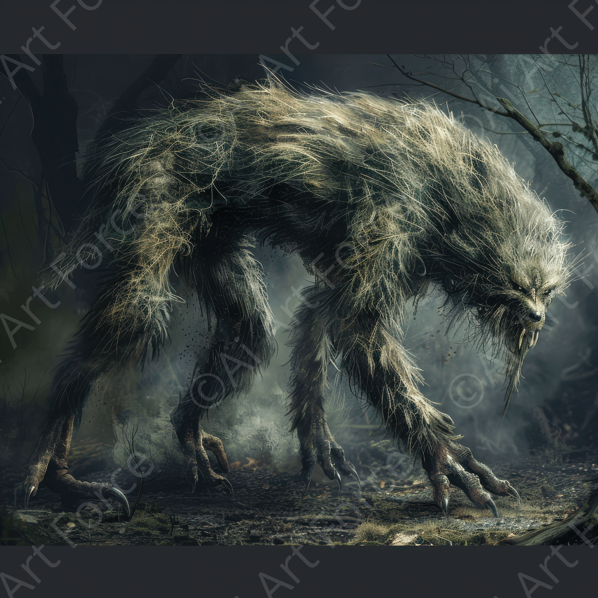 Digital Ai Artwork, of Rise of the Underworld 19, ideal for art enthusiasts and collectors.