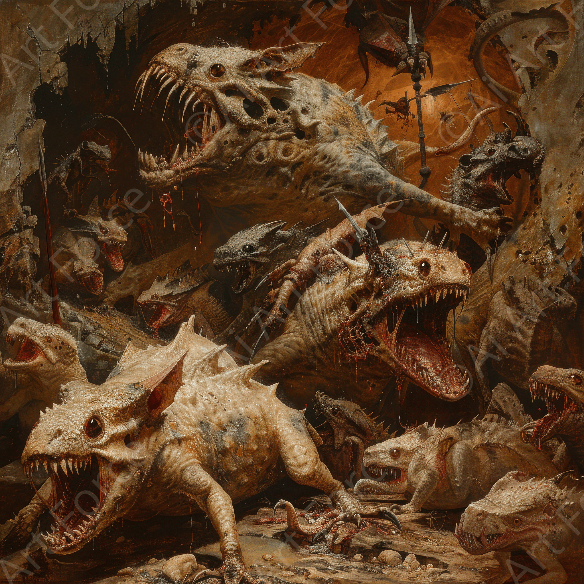 Digital Ai Artwork, of Rise of the Underworld 2, ideal for art enthusiasts and collectors.