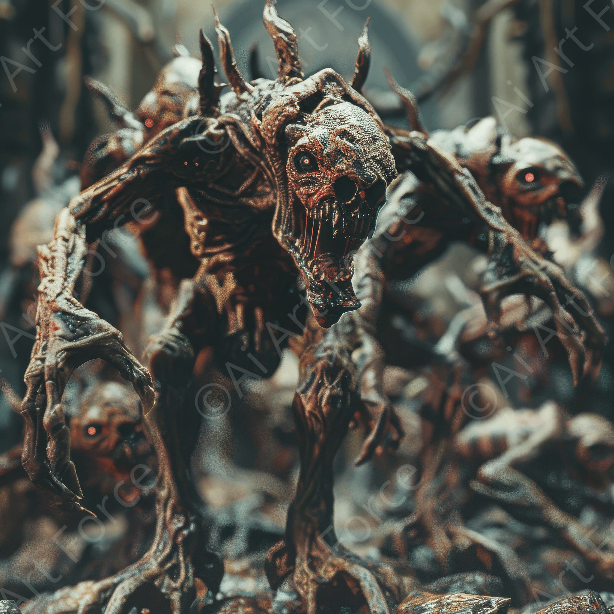 Digital Ai Artwork, of Rise of the Underworld 7, ideal for art enthusiasts and collectors.