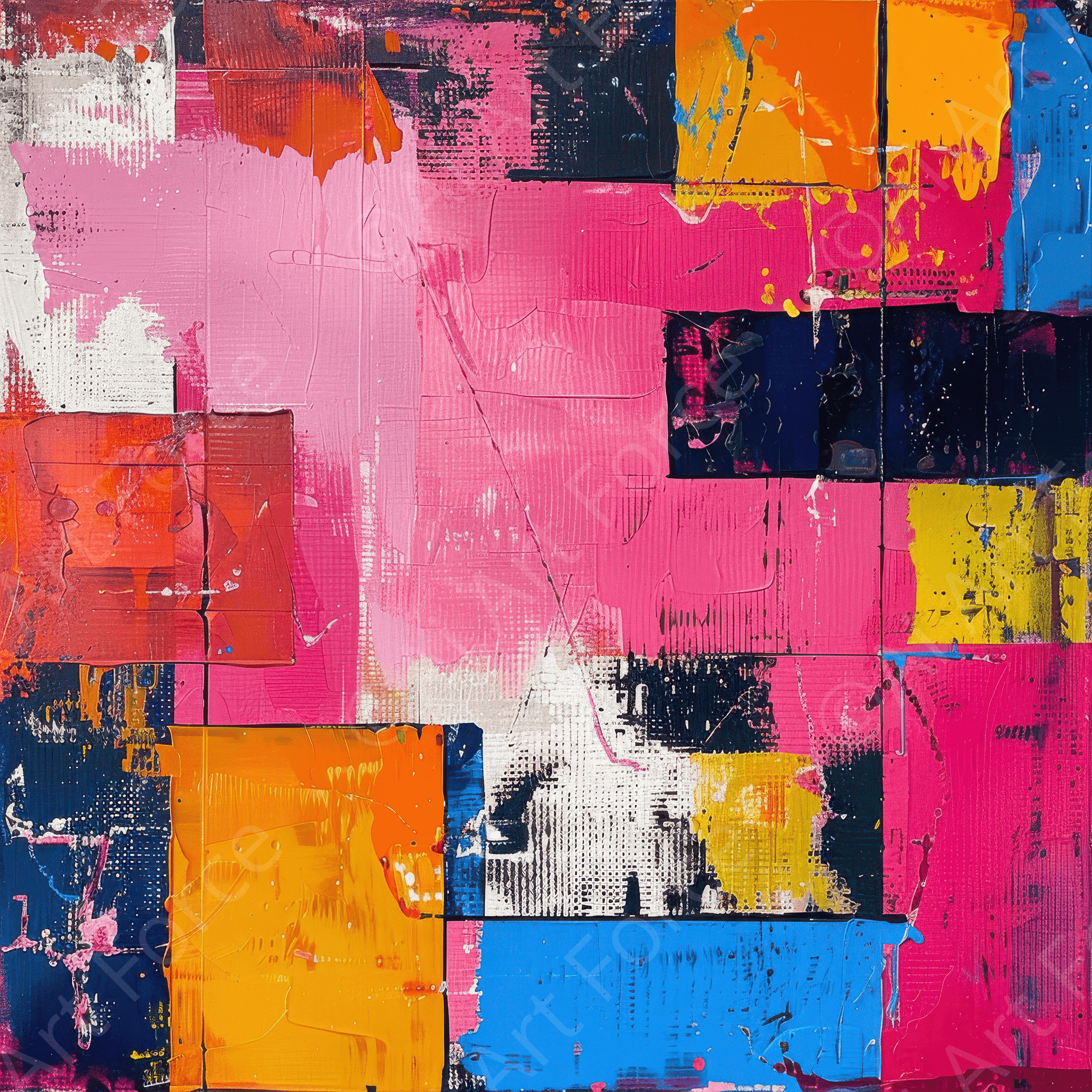 Digital Ai Artwork, of Swedish popart in abstract style 5, ideal for art enthusiasts and collectors.