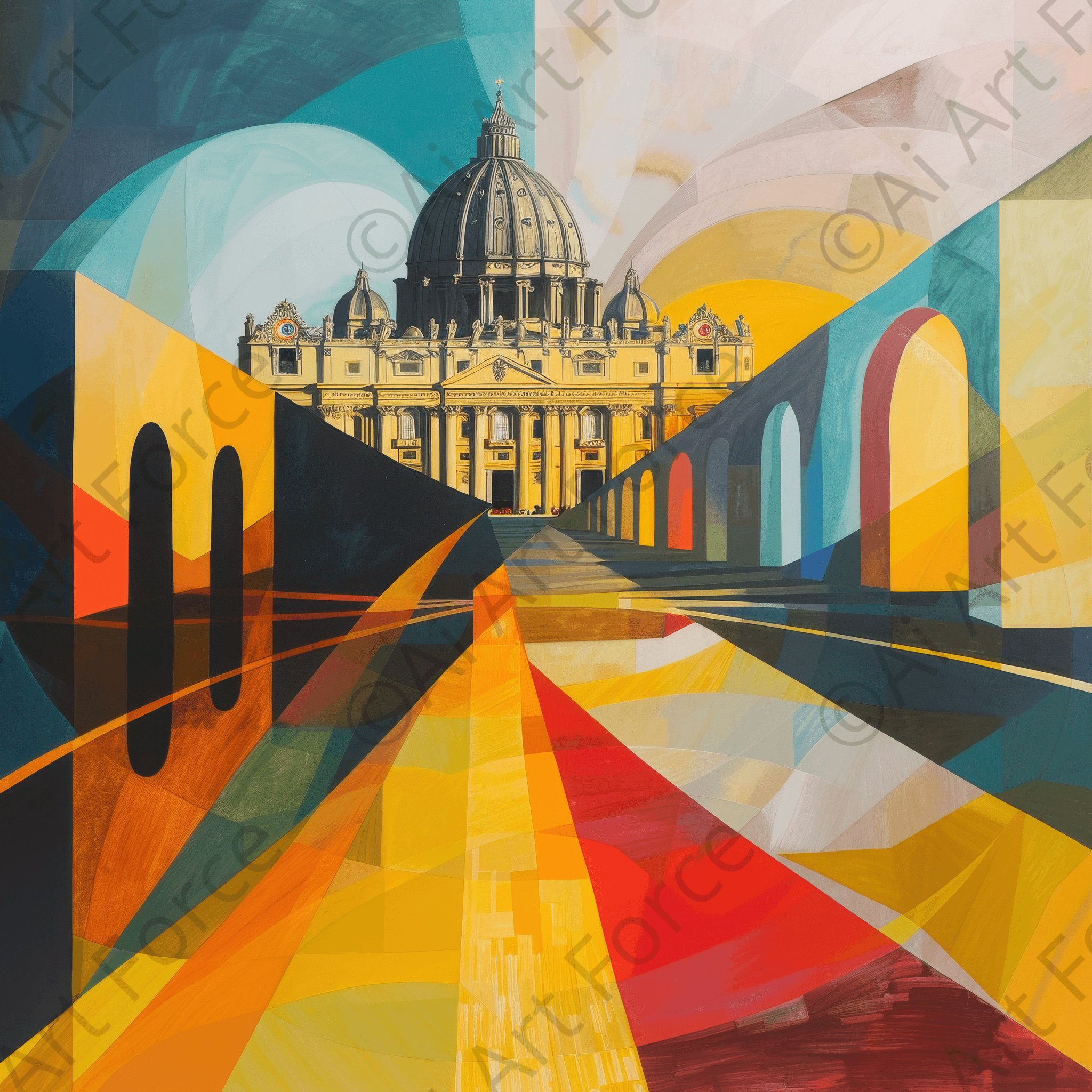 Digital Ai Artwork, of The Sacred Vesture abstract art style 2, ideal for art enthusiasts and collectors.