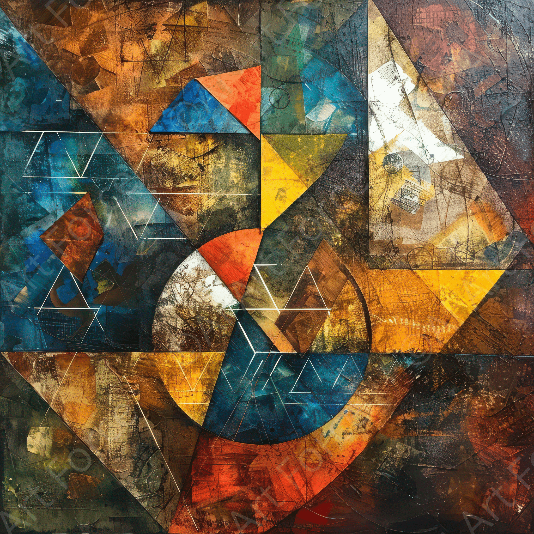 Digital Ai Artwork, of The Shadow Lantern Society abstract art style 3, ideal for art enthusiasts and collectors.