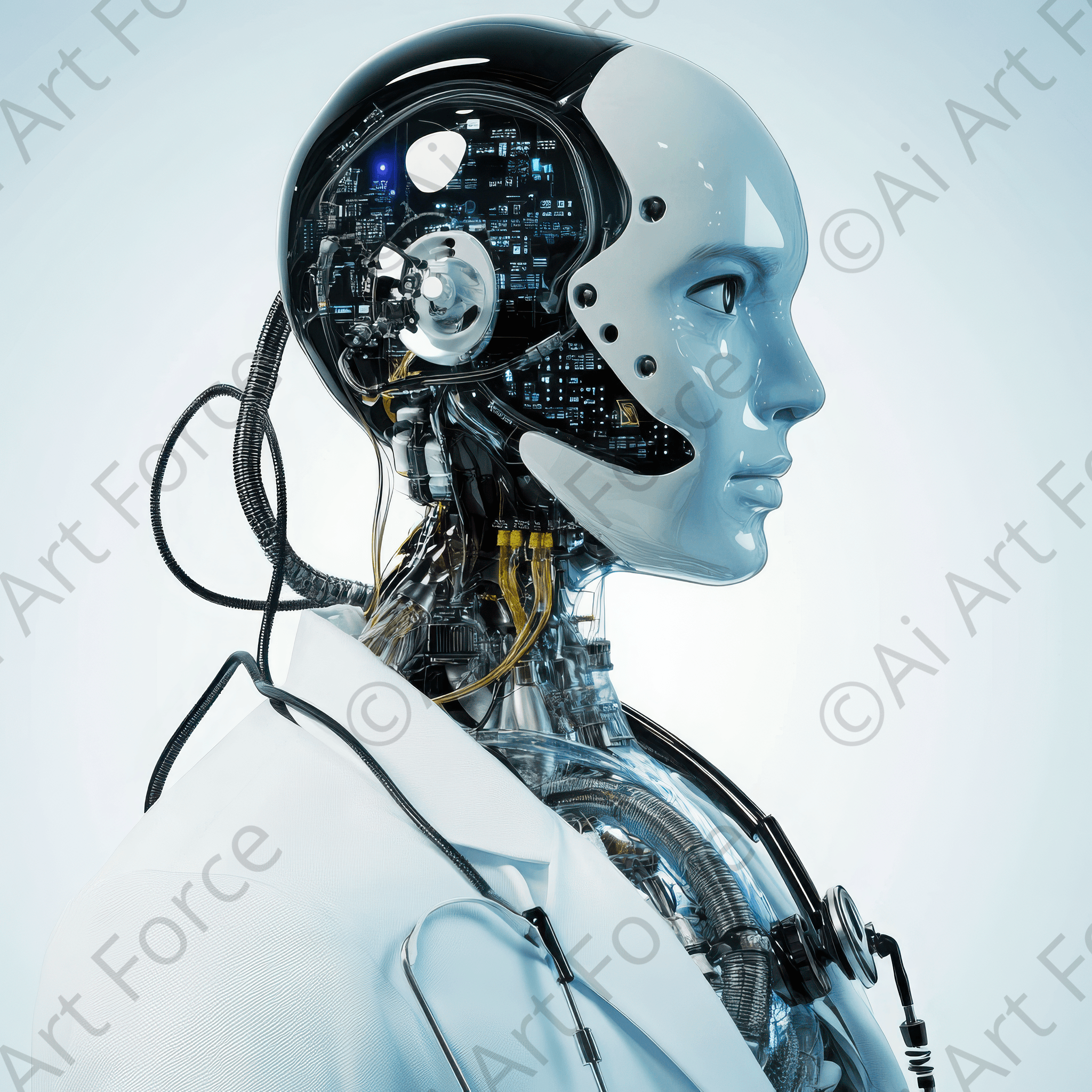 Digital Ai Artwork, of AI in healthcare Can machines surpass human doctors 2, ideal for art enthusiasts and collectors.