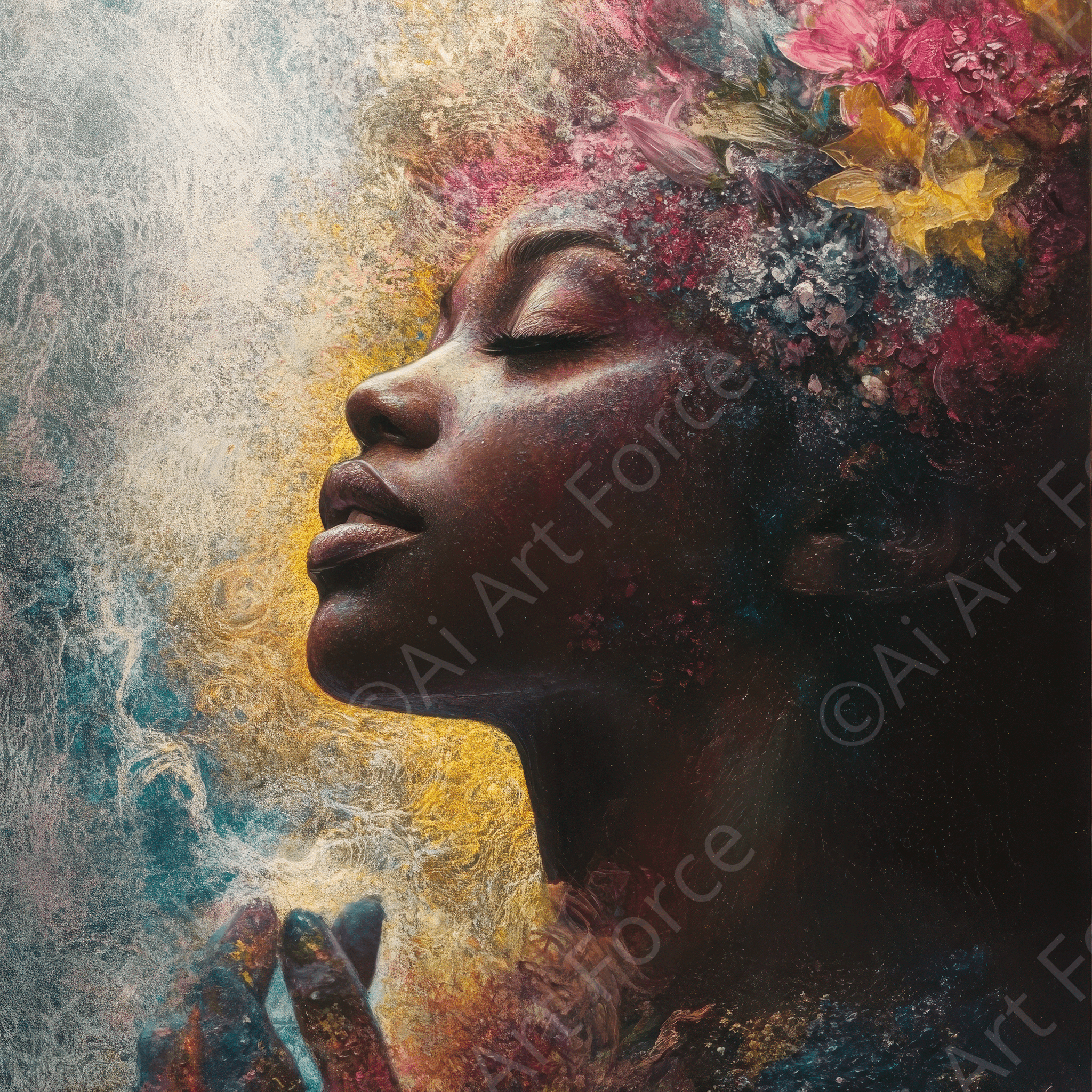 Digital Ai Artwork, of Color History and Spirituality 6, ideal for art enthusiasts and collectors.