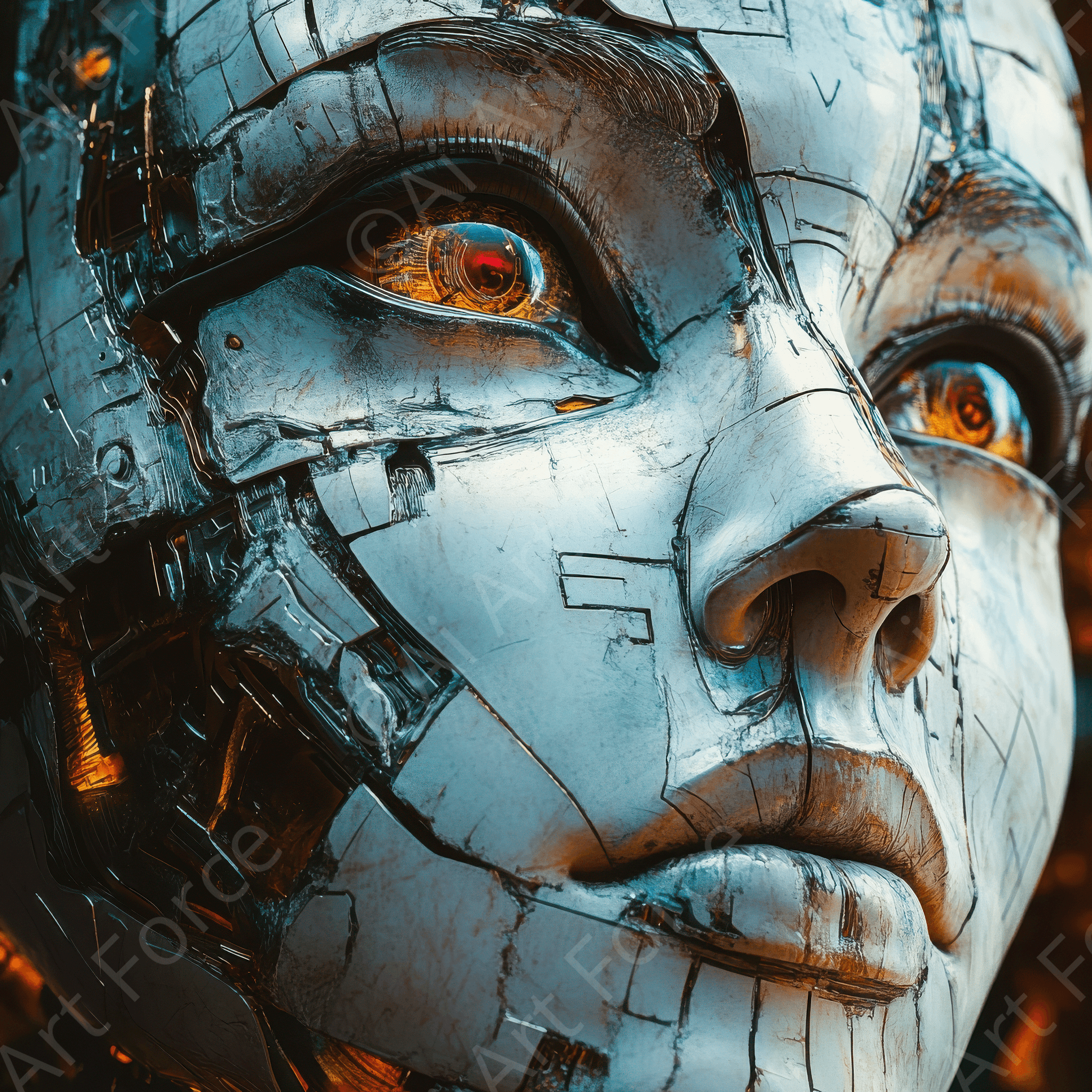 Digital Ai Artwork, of How AI could redefine creativity and the arts, ideal for art enthusiasts and collectors.