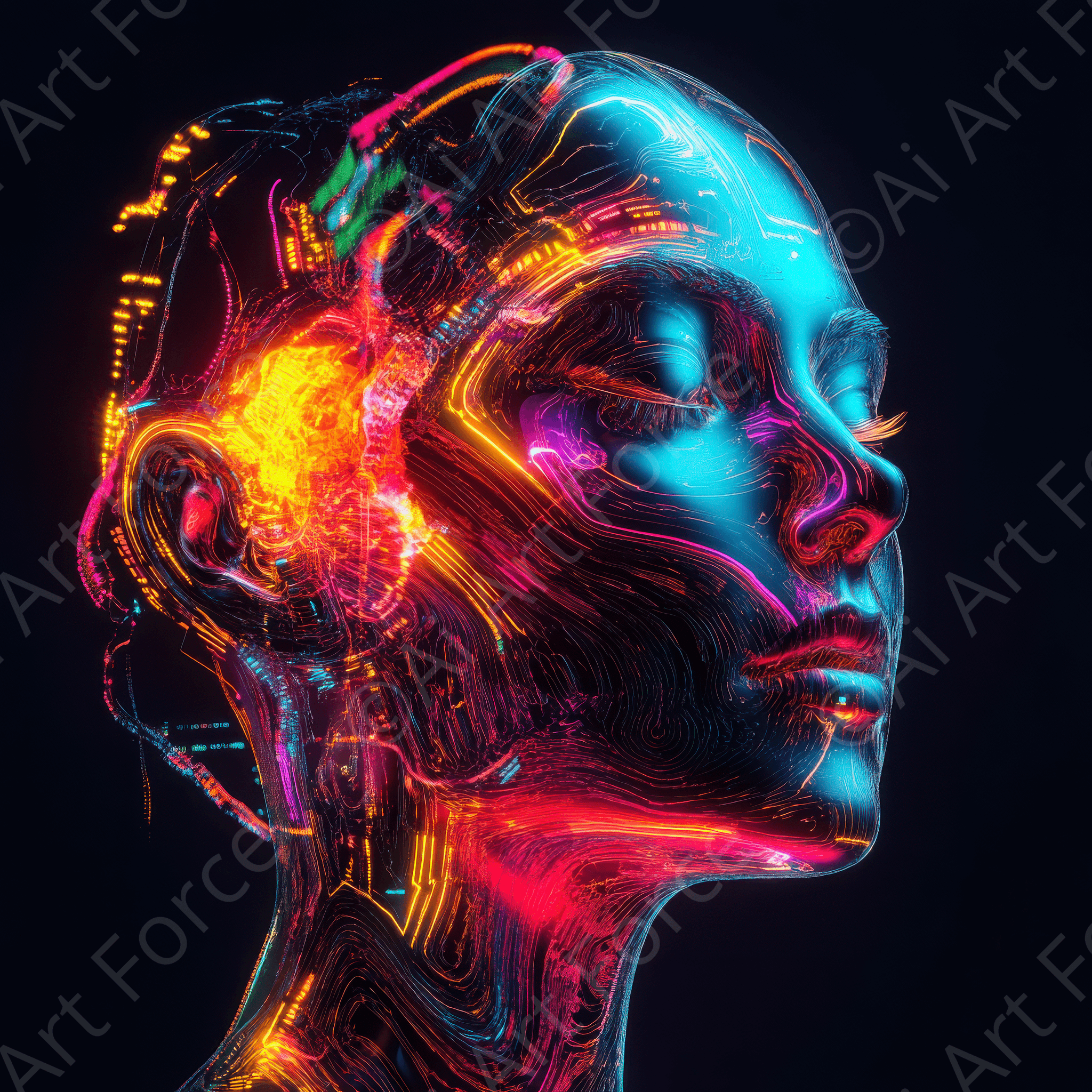 Digital Ai Artwork, of How AI could redefine creativity and the arts 5, ideal for art enthusiasts and collectors.