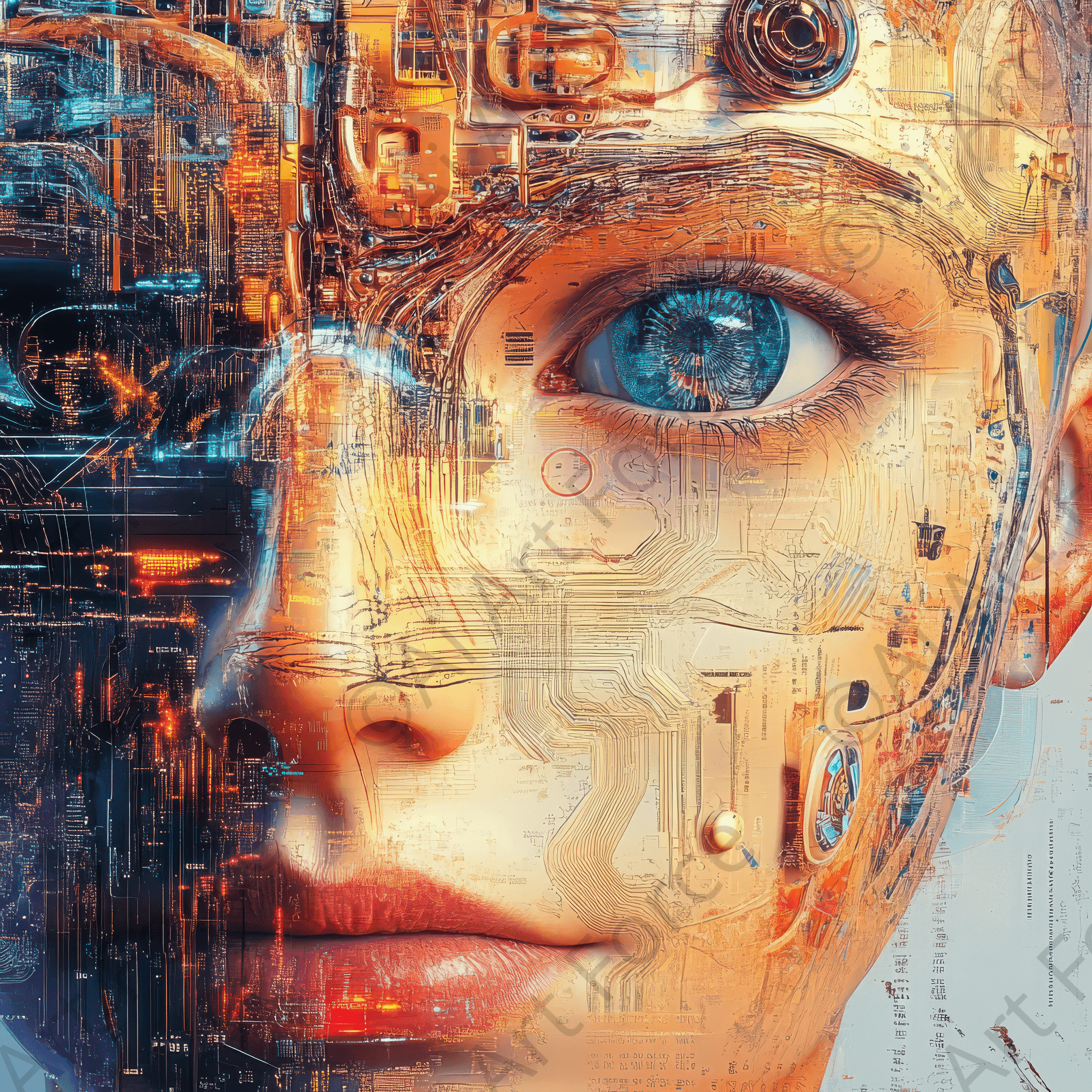 Digital Ai Artwork, of How AI could redefine creativity and the arts 3, ideal for art enthusiasts and collectors.