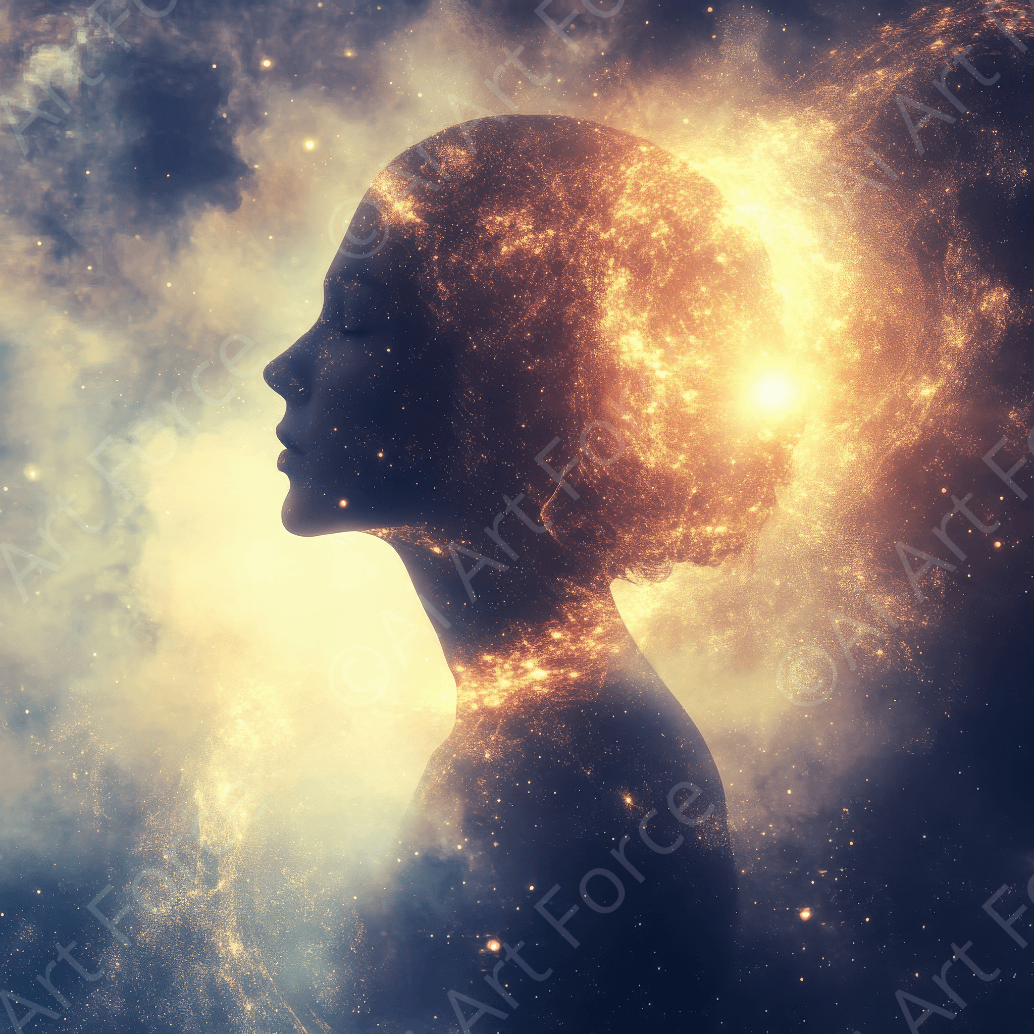 Digital Ai Artwork, of Mental Health and Spirituality 4, ideal for art enthusiasts and collectors.