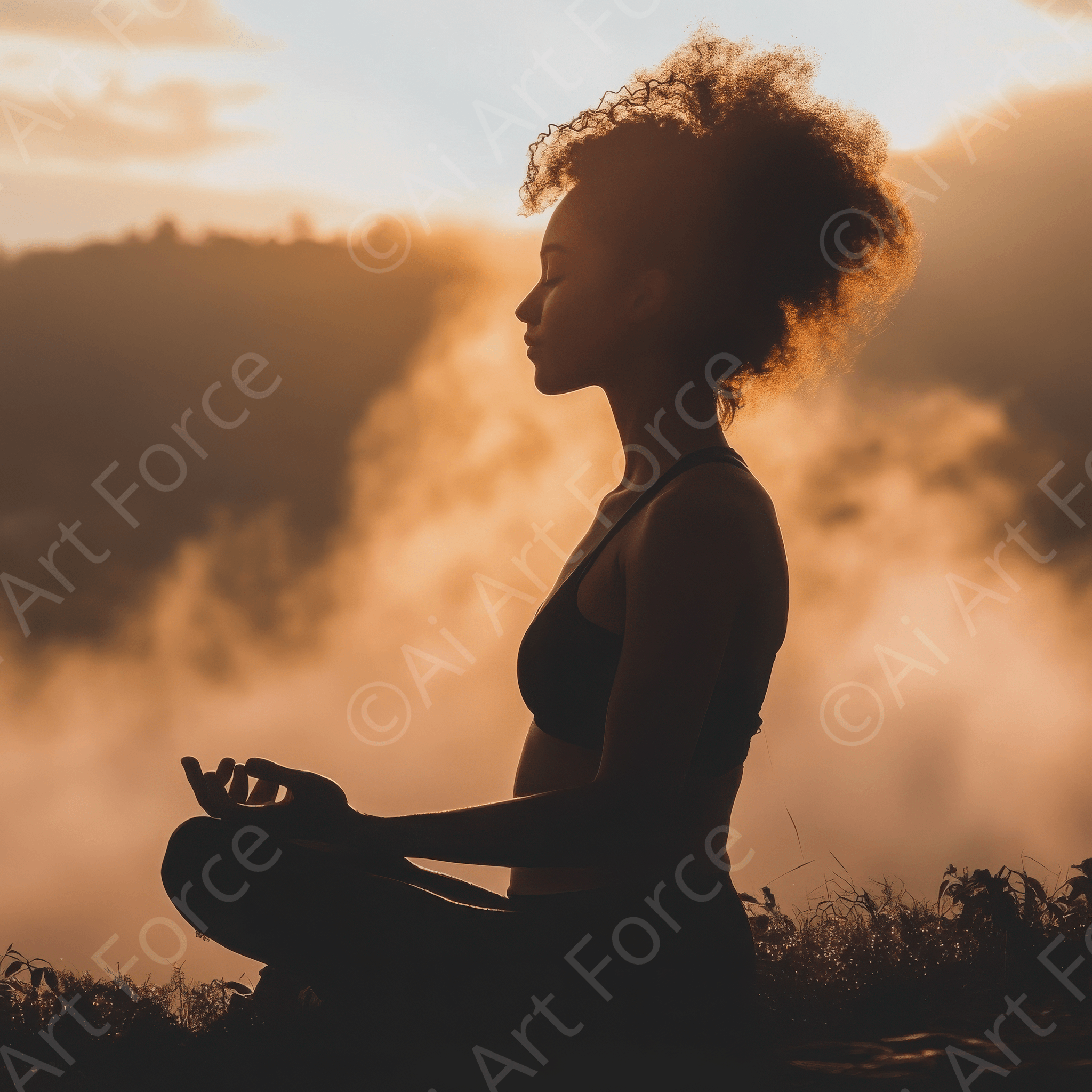 Digital Ai Artwork, of Mental Health and Spirituality 2, ideal for art enthusiasts and collectors.