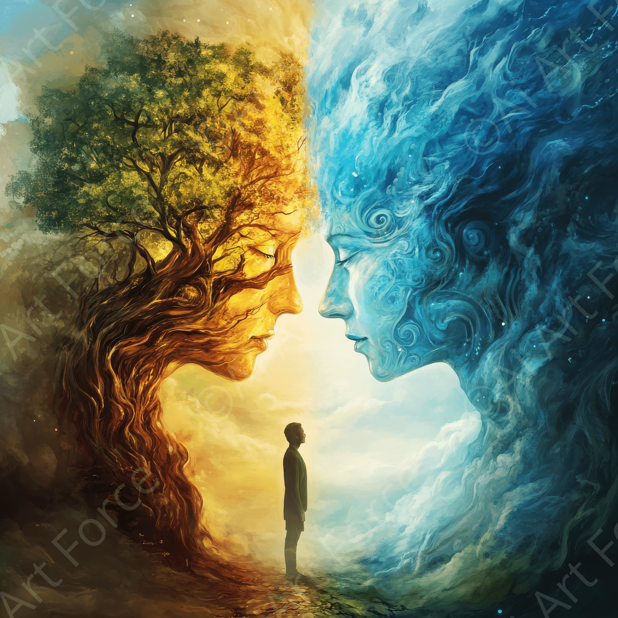 Digital Ai Artwork, of Spiritual Discernment and Vocational Counseling 4, ideal for art enthusiasts and collectors.