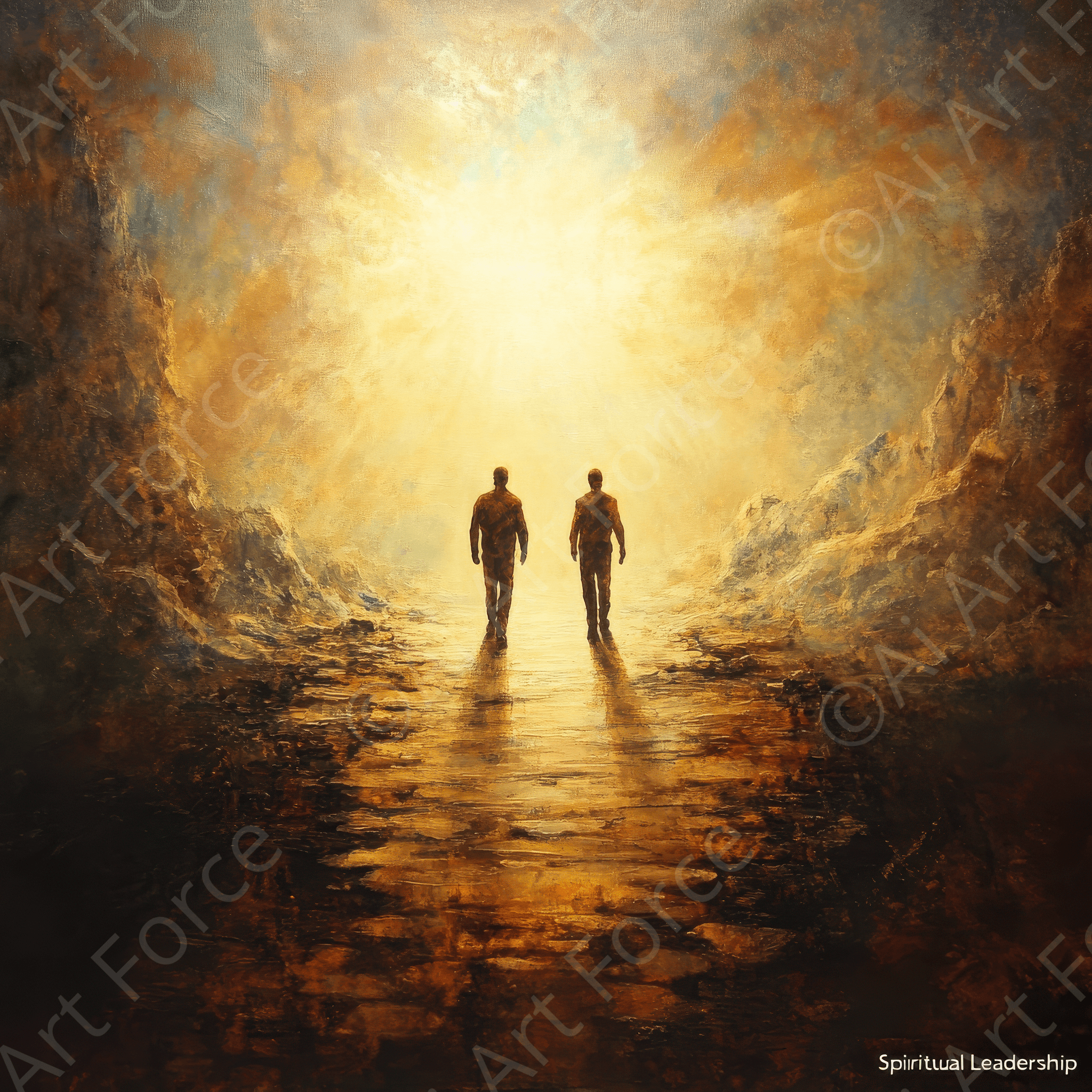 Digital Ai Artwork, of Spiritual Leadership 2, ideal for art enthusiasts and collectors.