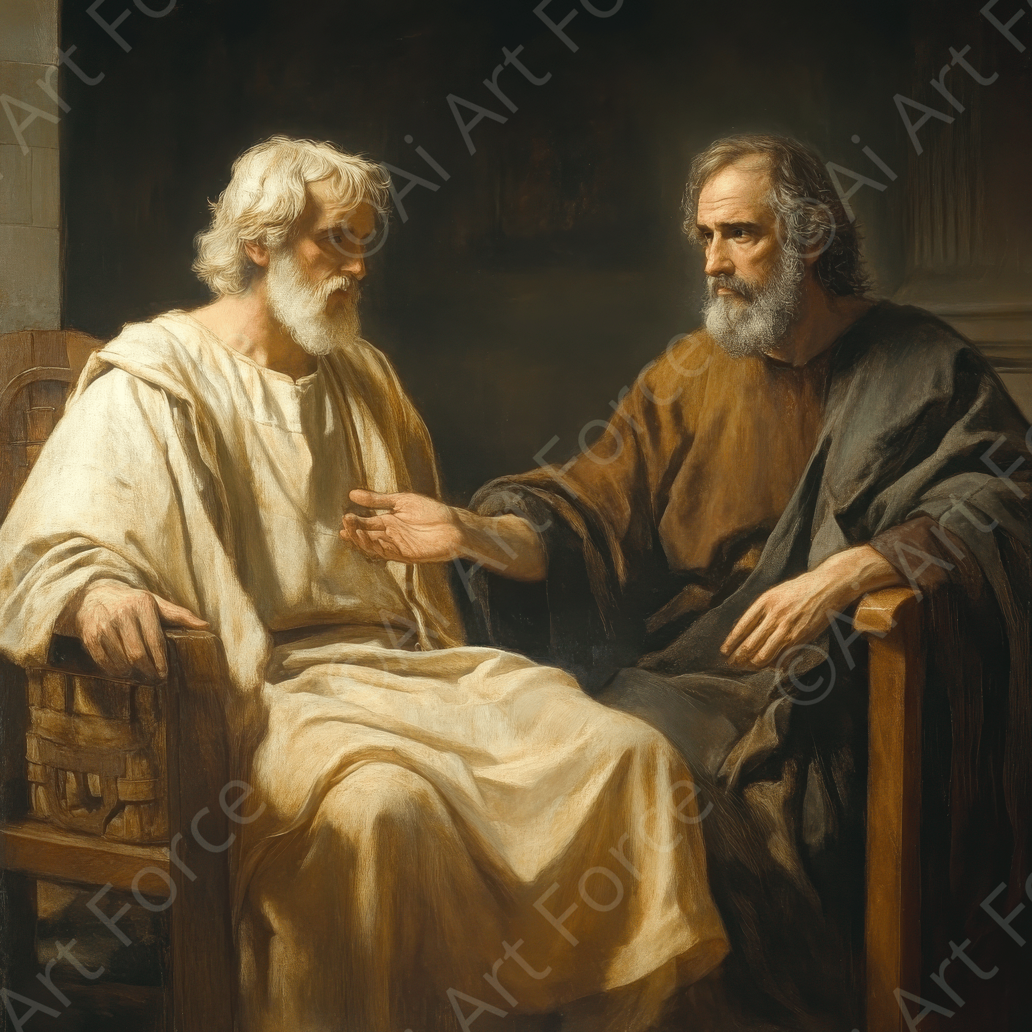 Digital Ai Artwork, of The Concept of Kind in Church History Analyzing, ideal for art enthusiasts and collectors.