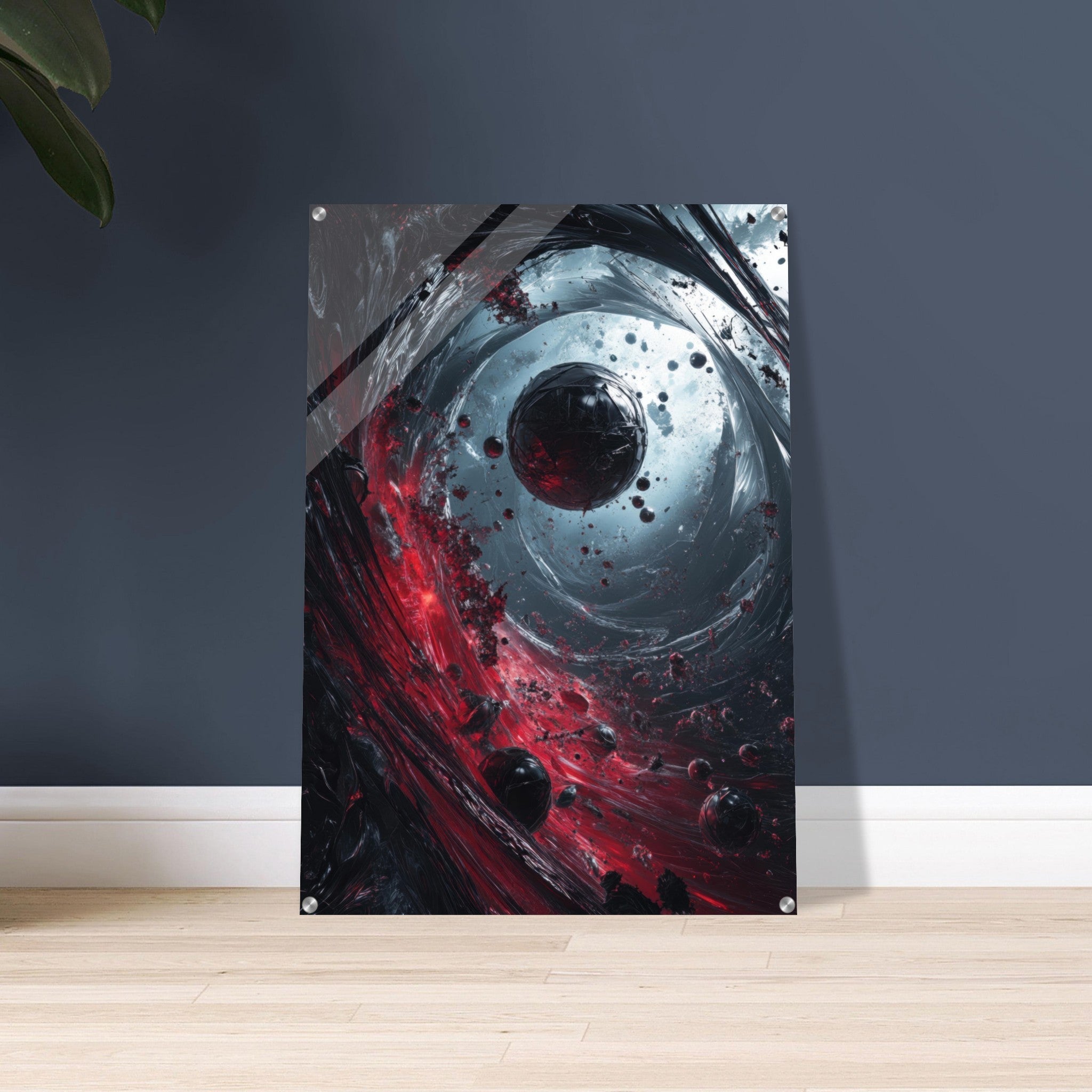 Acrylic Print Portrait - Gravitys Collapse A violent implosion of fragment 6 - Ai Art Force