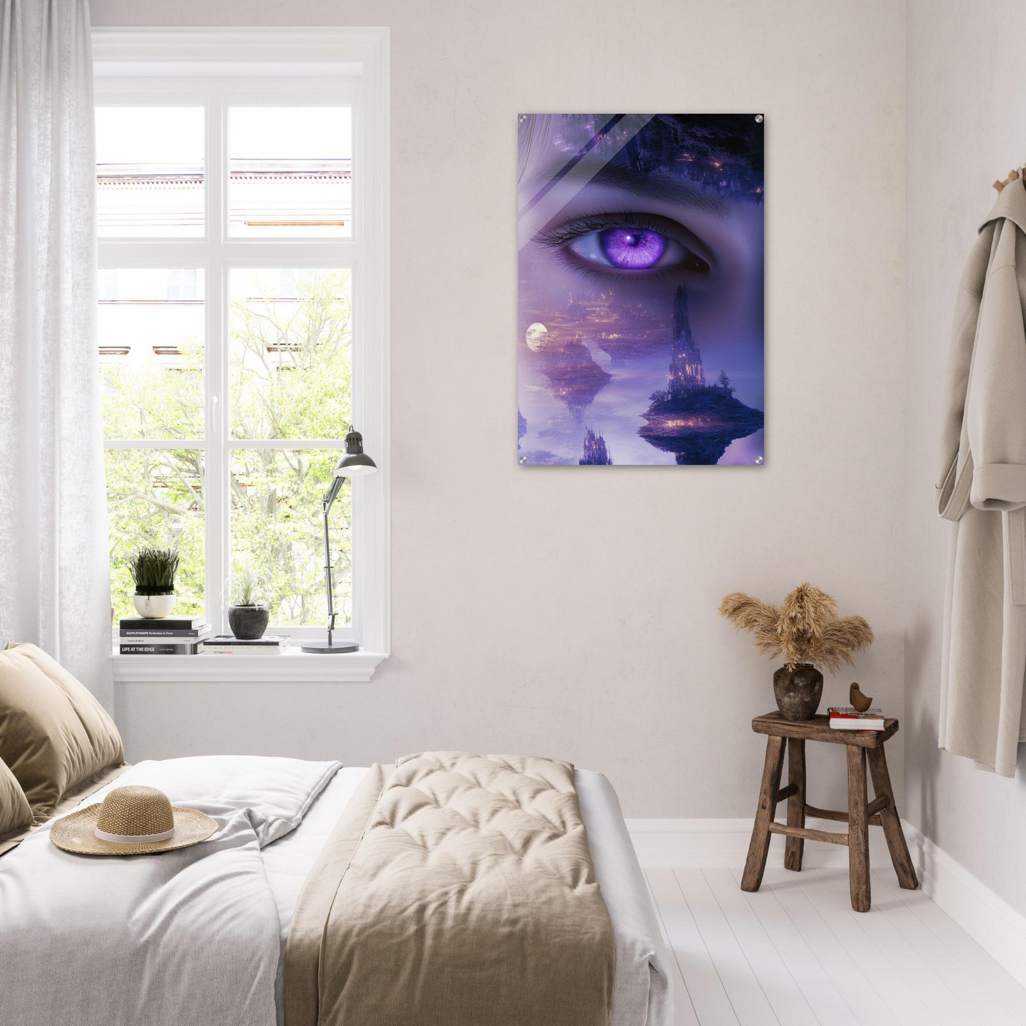 Acrylic Print Portrait - Surreal Elven Dreamscape Surrealism Extreme Los - Shop Ai Art WebShop - Digital Art online Store