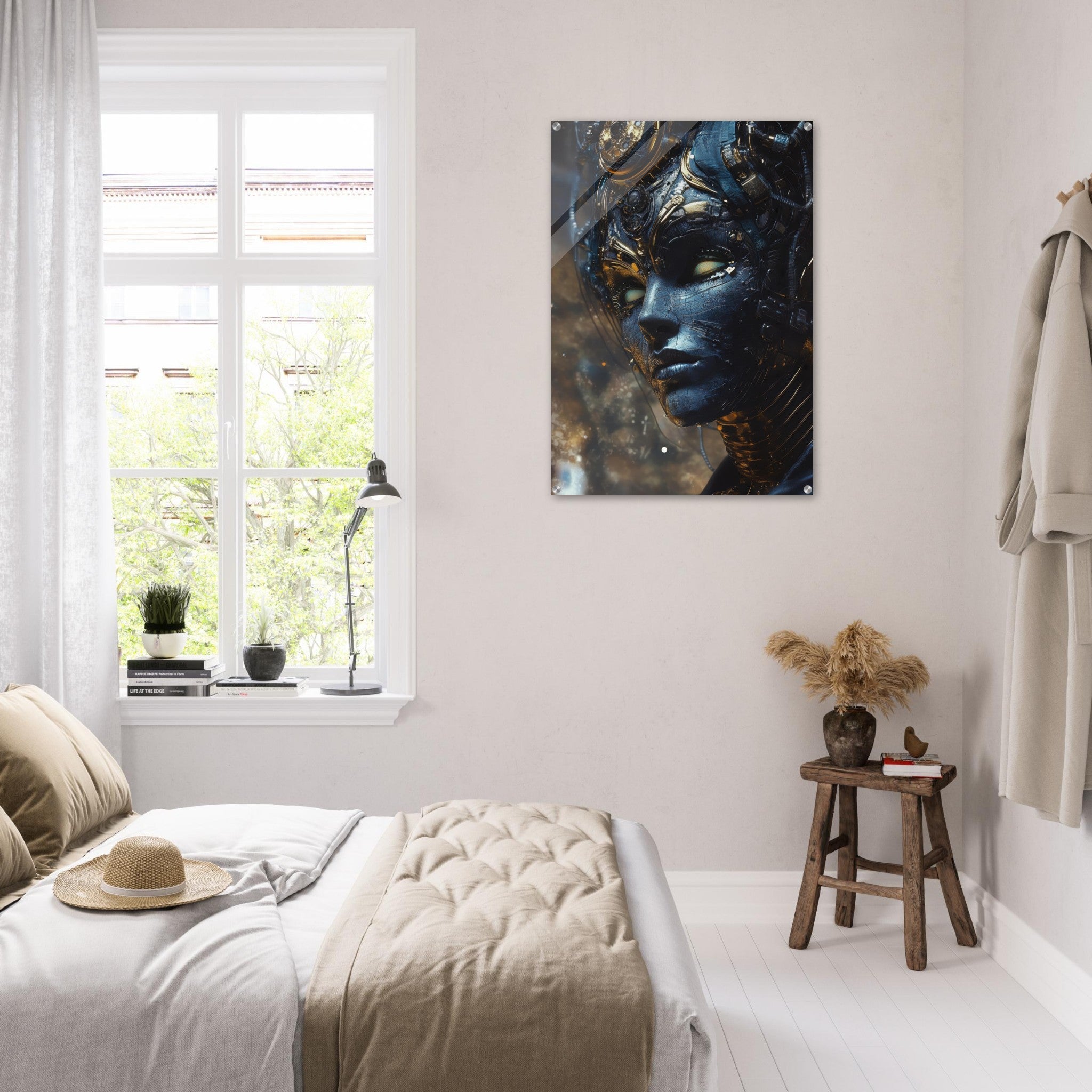 Acrylic Print Portrait - The Cybernetic Dukes Masquerade A lavish master 2 - Shop Ai Art WebShop - Digital Art online Store