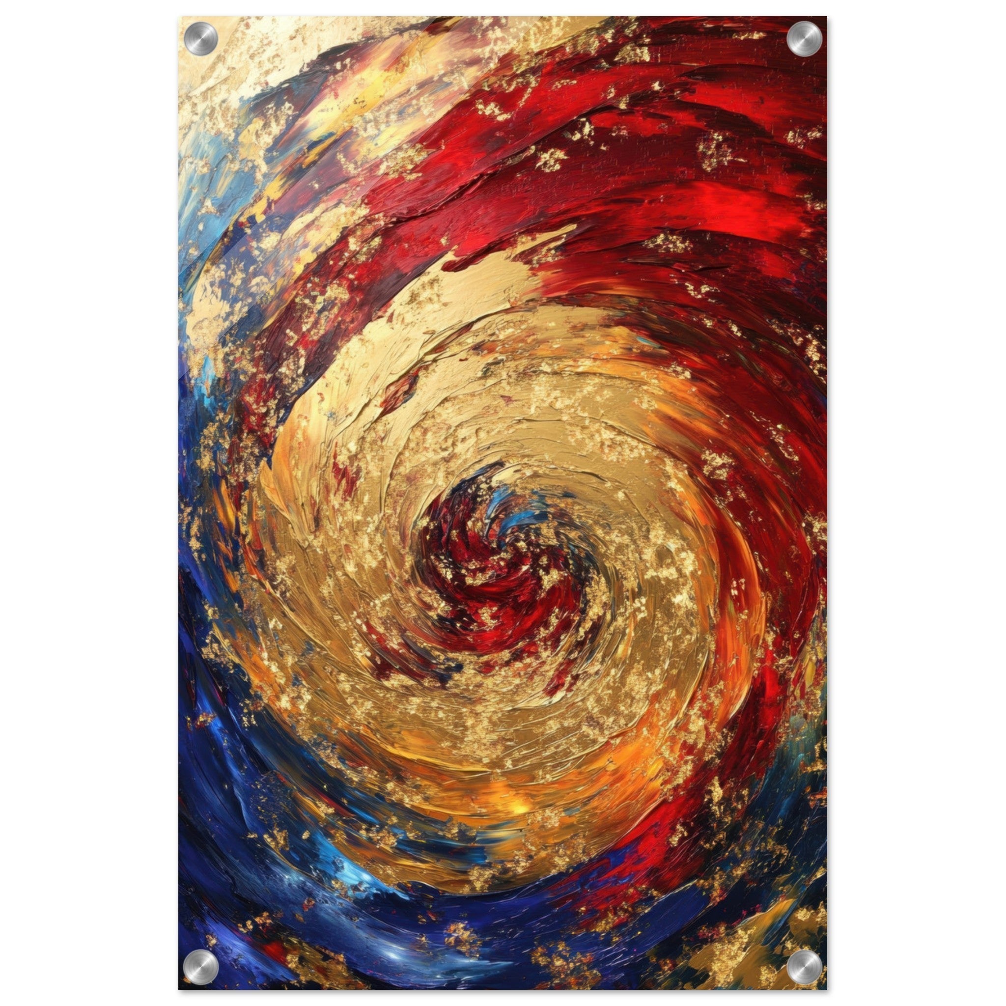 Acrylic Print Portrait - Vortex of Emotions A swirling fusion of vagrant 2 - Shop Ai Art WebShop - Digital Art online Store