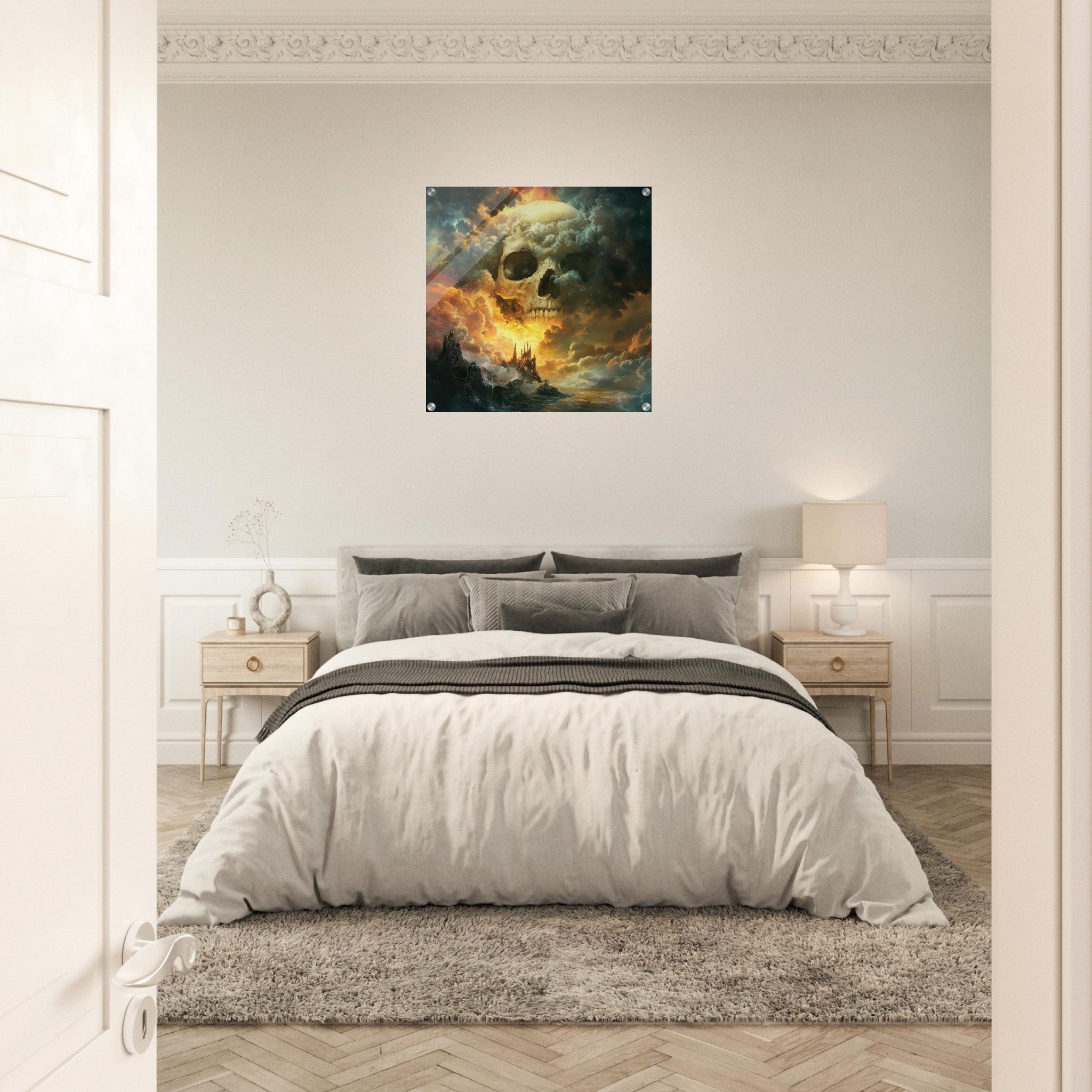 Acrylic Print Square - Death and the Afterlife A Spiritual World After 1 - Shop Ai Art WebShop - Digital Art online Store