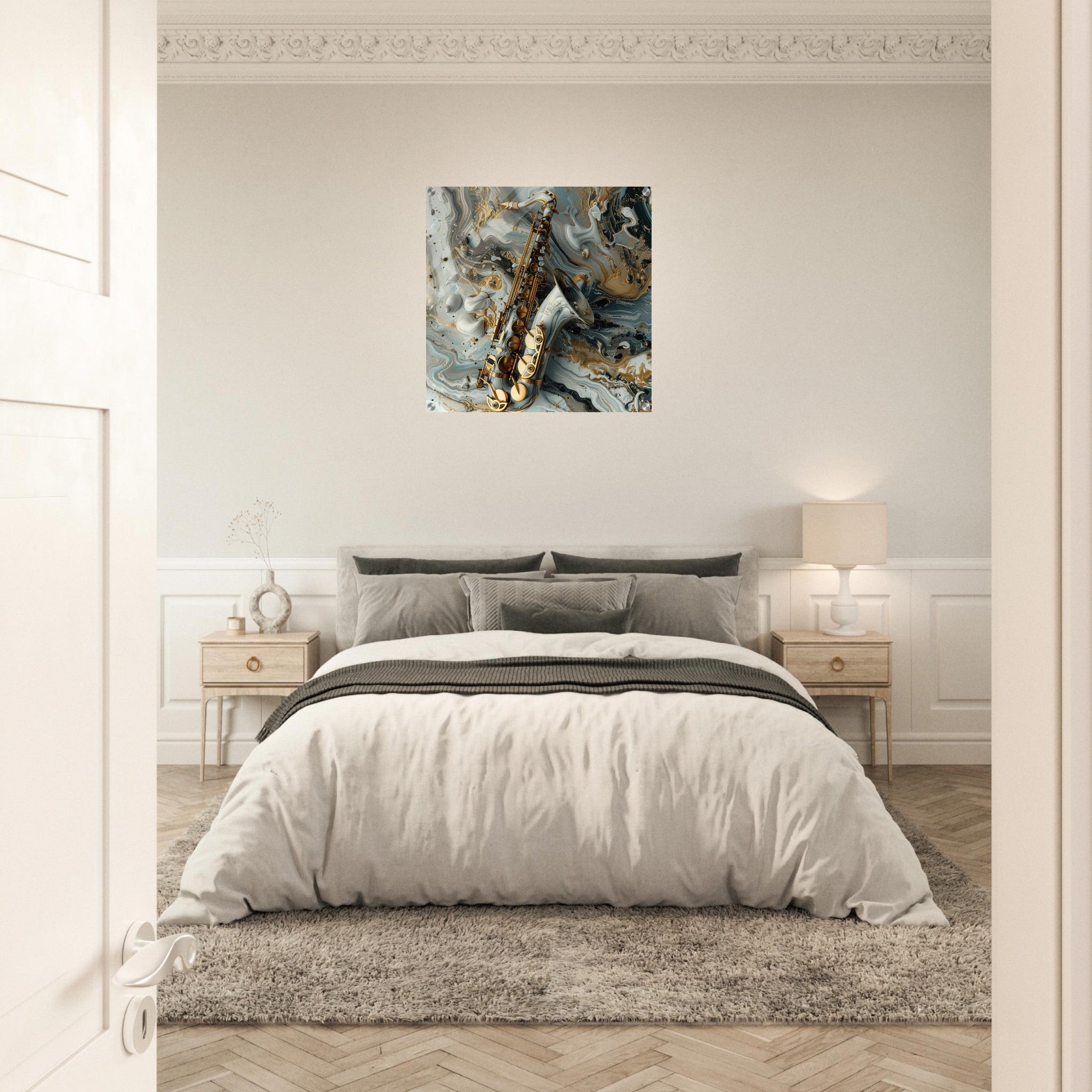 Acrylic Print Square - Music Art 2 - Shop Ai Art WebShop - Digital Art online Store