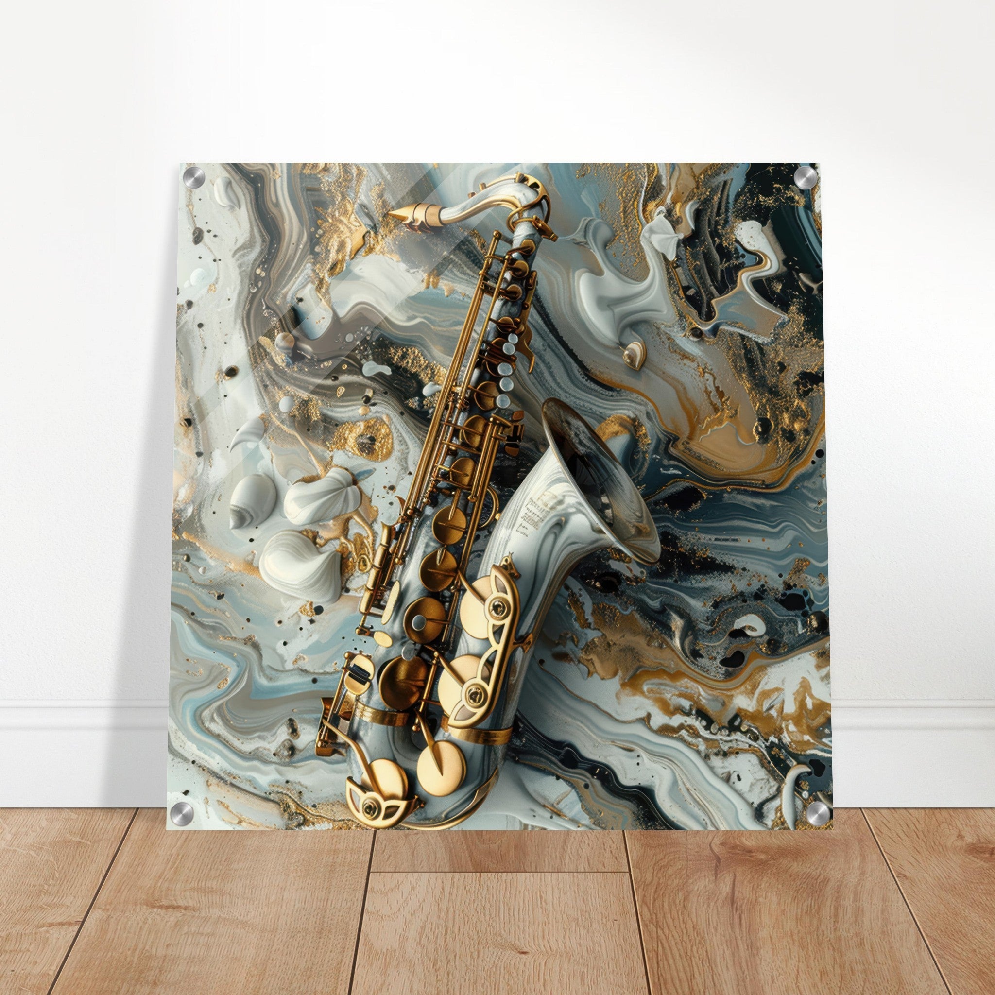 Acrylic Print Square - Music Art 2 - Shop Ai Art WebShop - Digital Art online Store