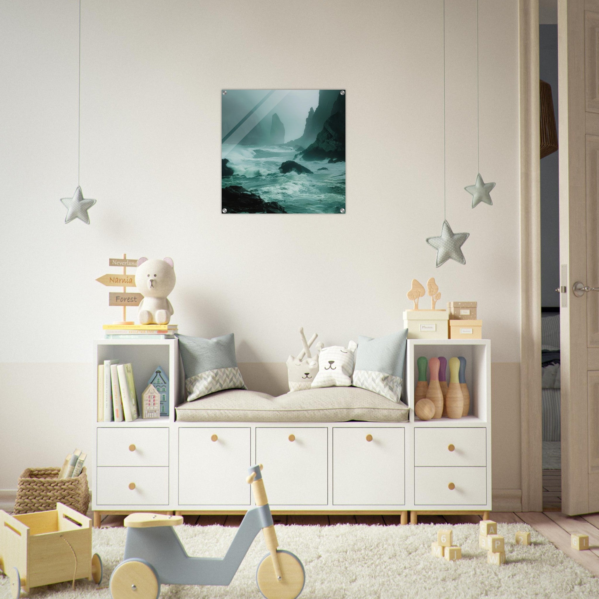 Acrylic Print Square - Nature - Shop Ai Art WebShop - Digital Art online Store