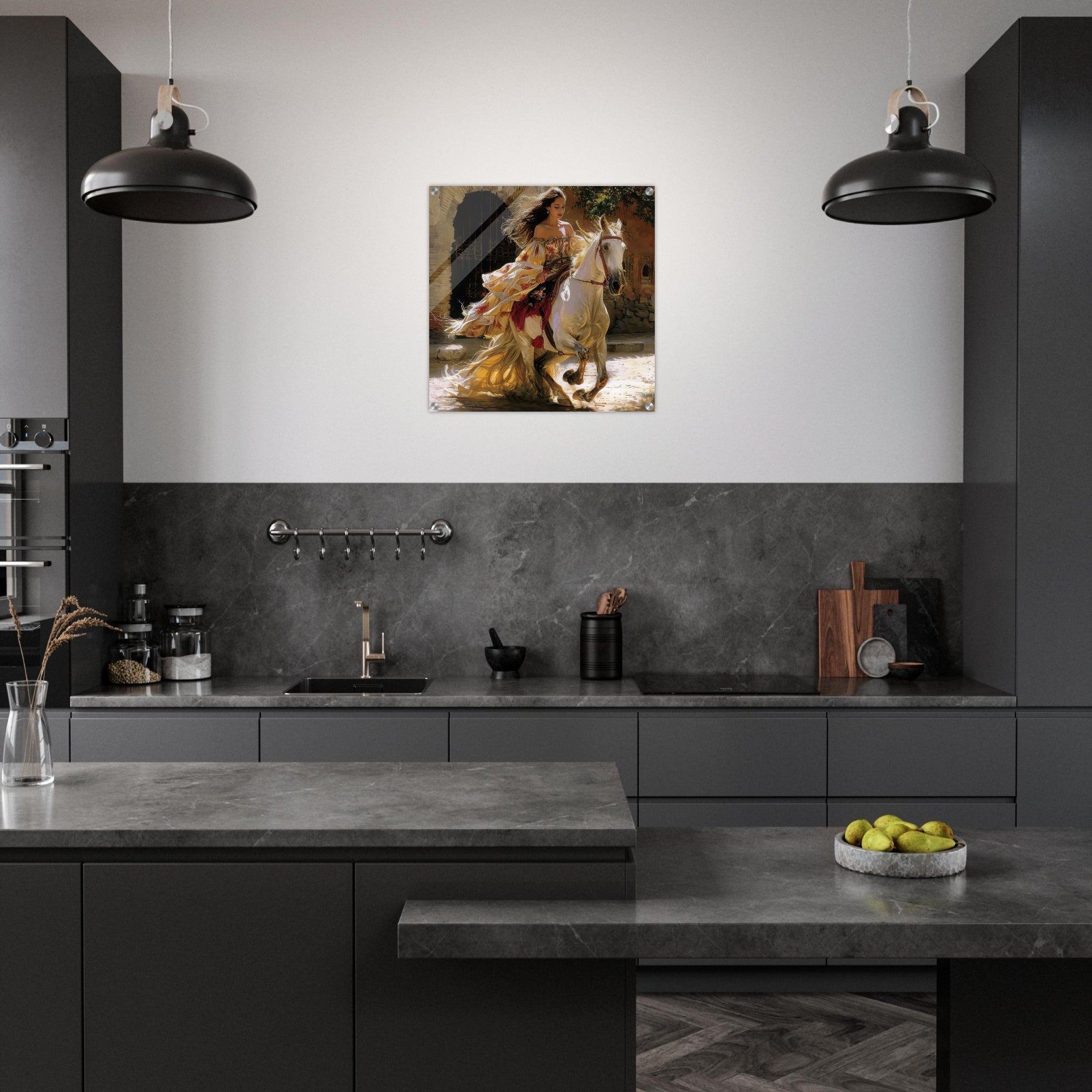 Acrylic Print Square - Romanticism art style culture of Spain 1 - Shop Ai Art WebShop - Digital Art online Store