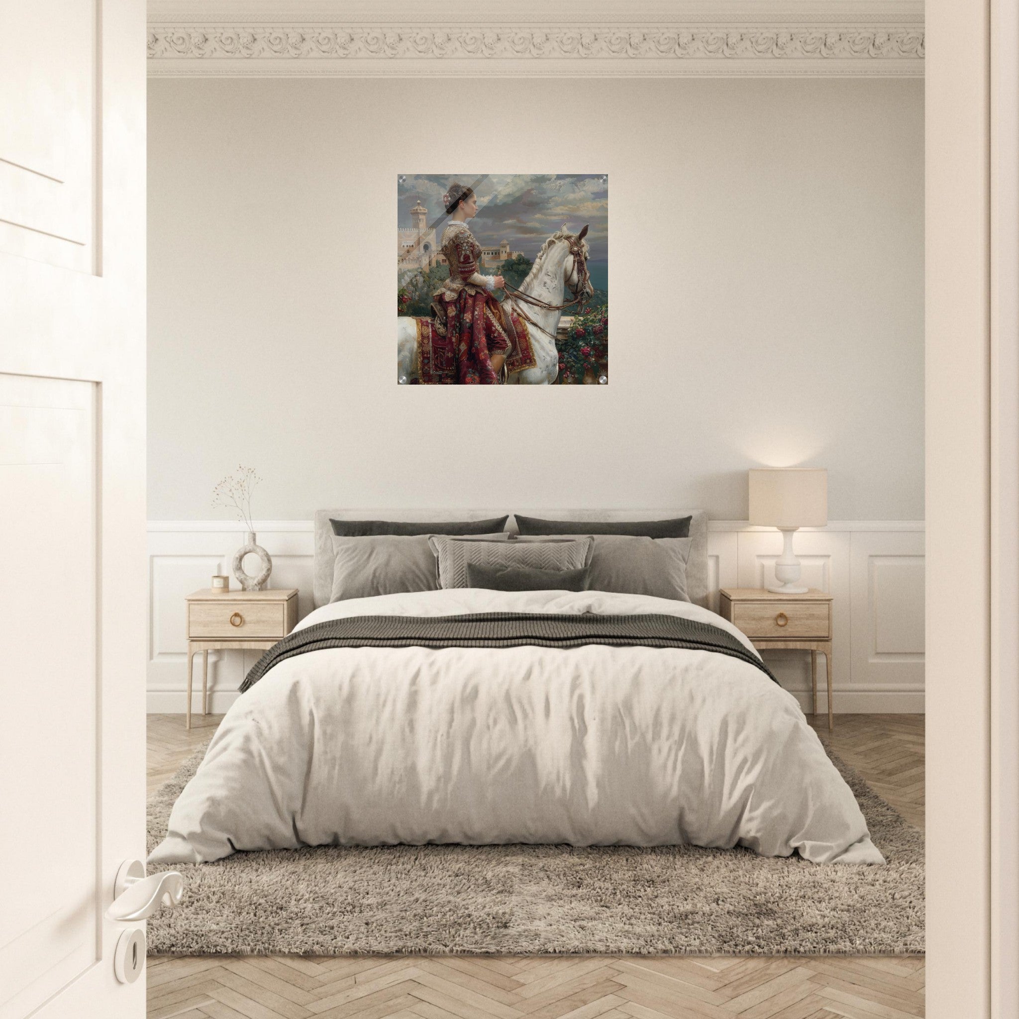Acrylic Print Square - Romanticism art style culture of Spain 4 - Shop Ai Art WebShop - Digital Art online Store