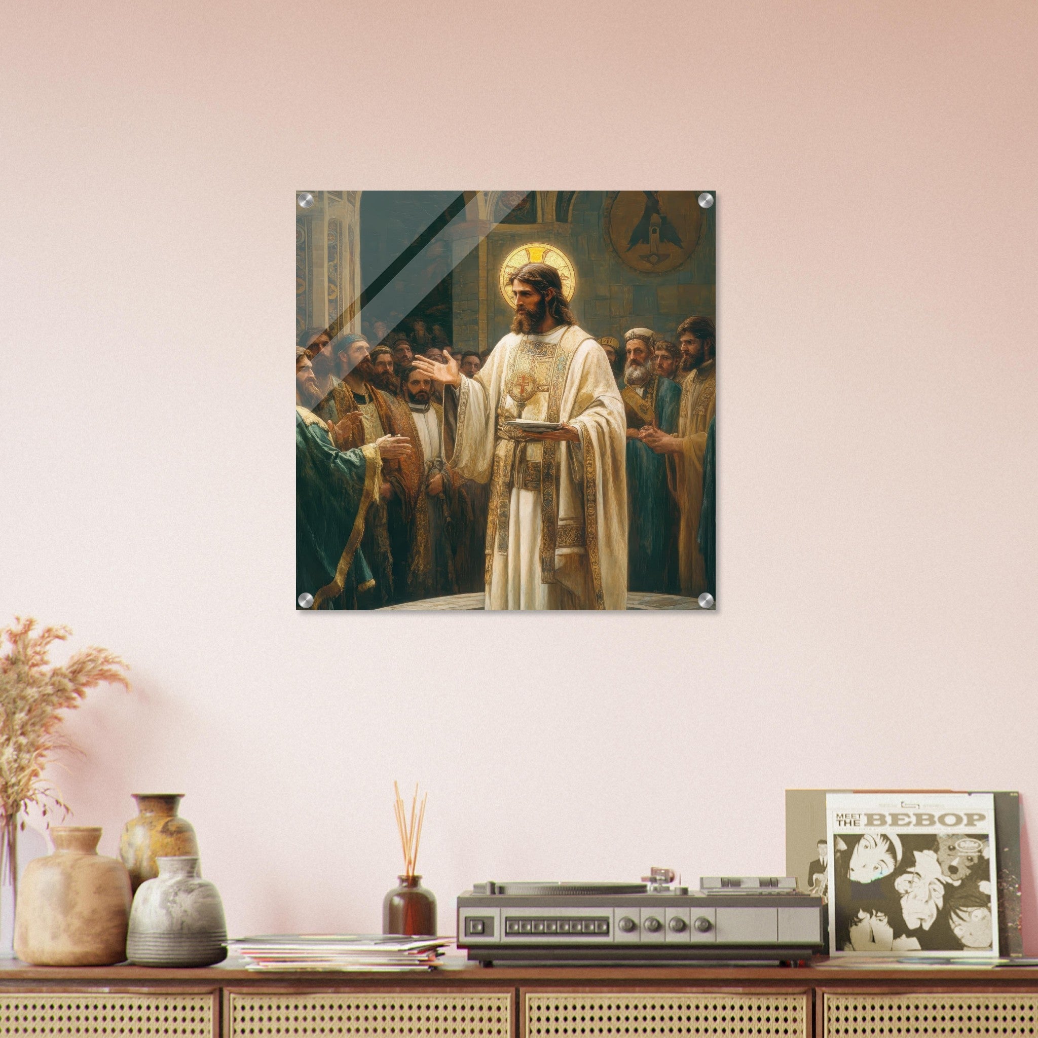 Acrylic Print Square - The Concept of Kind in Church History Analyzing 3 - Shop Ai Art WebShop - Digital Art online Store