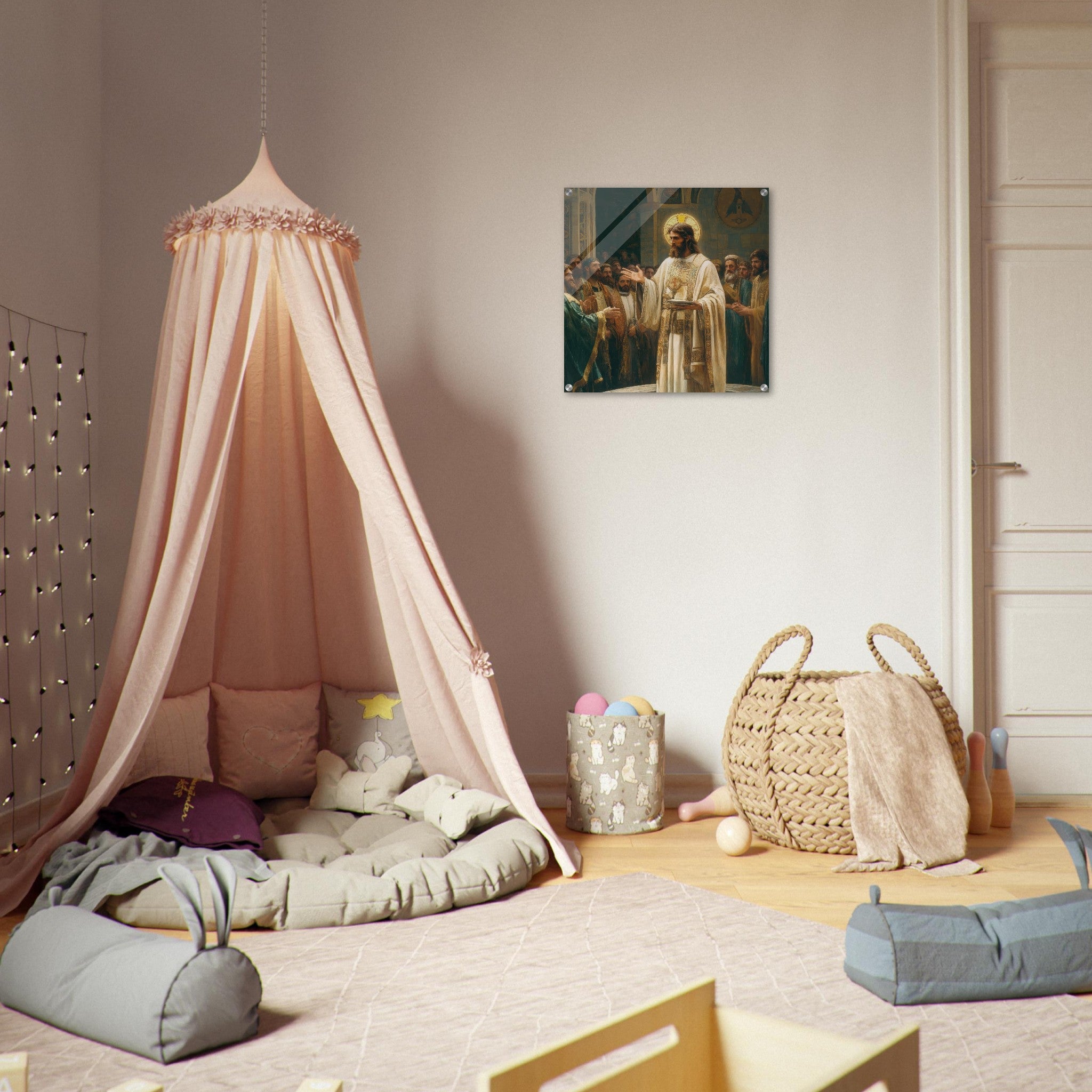 Acrylic Print Square - The Concept of Kind in Church History Analyzing 3 - Shop Ai Art WebShop - Digital Art online Store