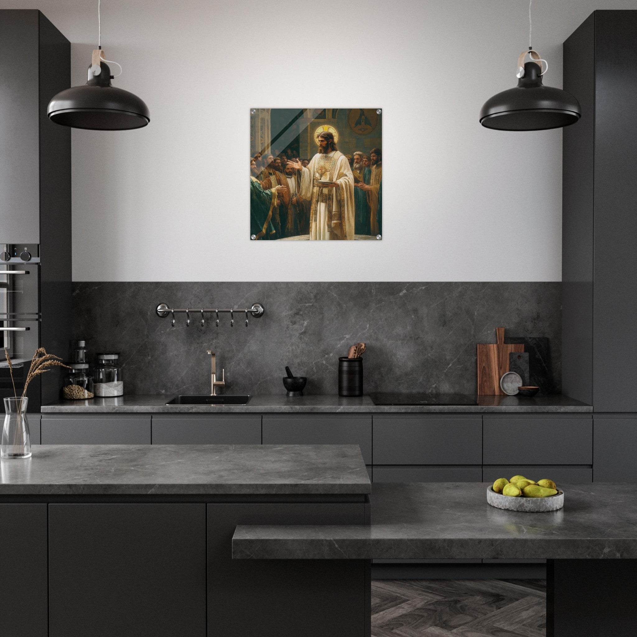 Acrylic Print Square - The Concept of Kind in Church History Analyzing 3 - Shop Ai Art WebShop - Digital Art online Store