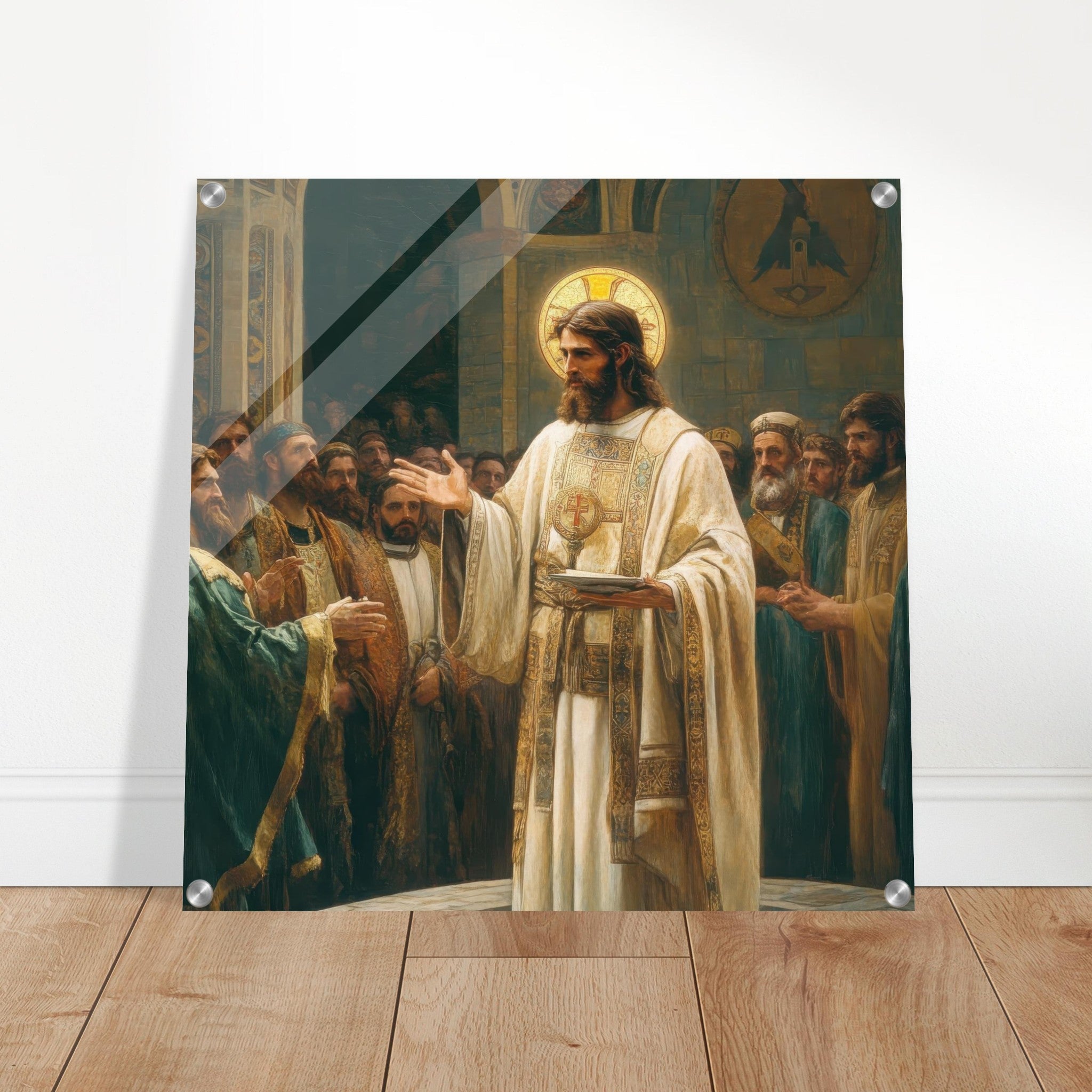 Acrylic Print Square - The Concept of Kind in Church History Analyzing 3 - Shop Ai Art WebShop - Digital Art online Store