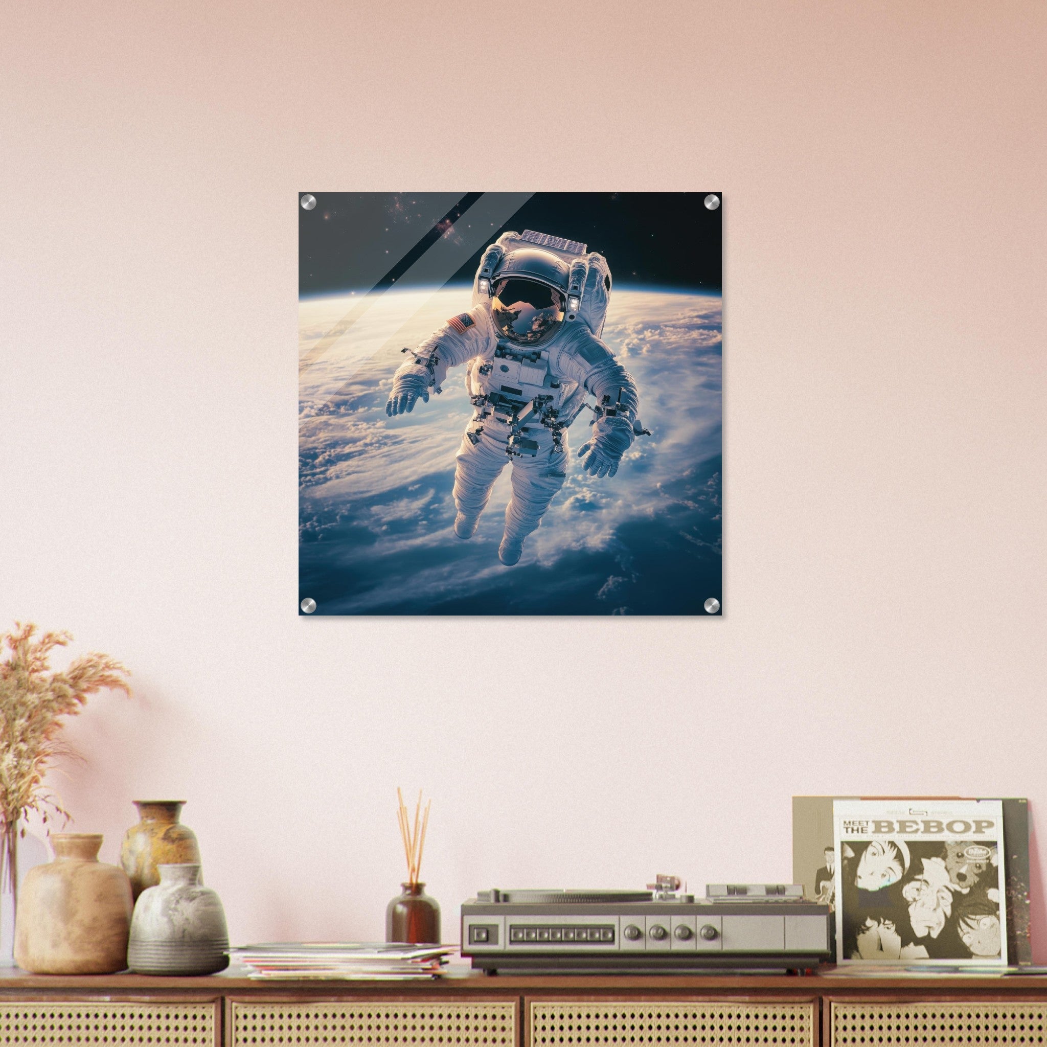 Acrylic Print Square - The psychological challenges of long 3 - Shop Ai Art WebShop - Digital Art online Store