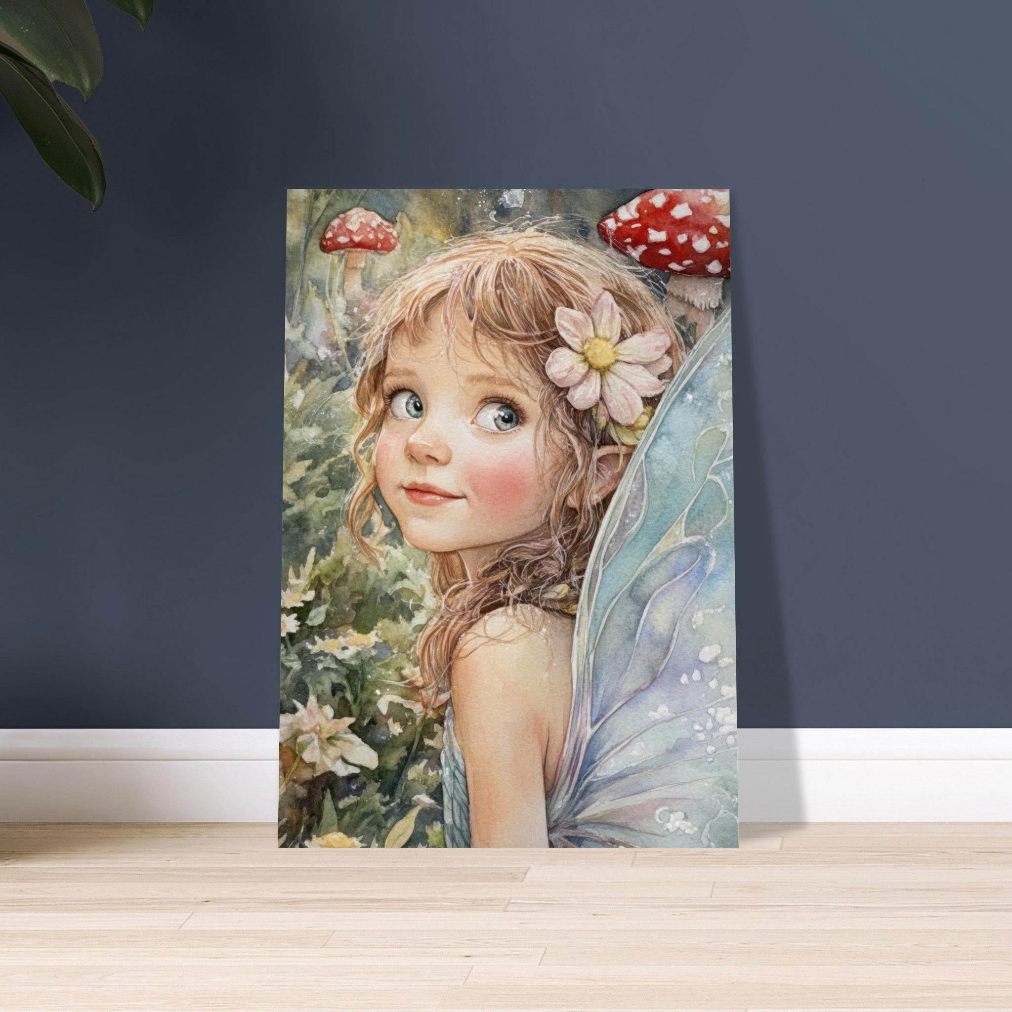 Aluminum Print Portrait - Watercolor Faerie Glade Watercolor Over - the - Thou 3 - Shop Ai Art WebShop - Digital Art online Store