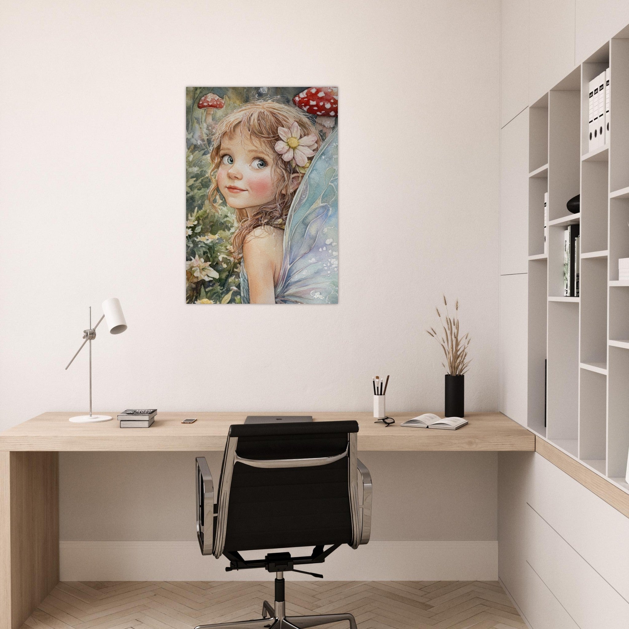 Aluminum Print Portrait - Watercolor Faerie Glade Watercolor Over - the - Thou 3 - Shop Ai Art WebShop - Digital Art online Store
