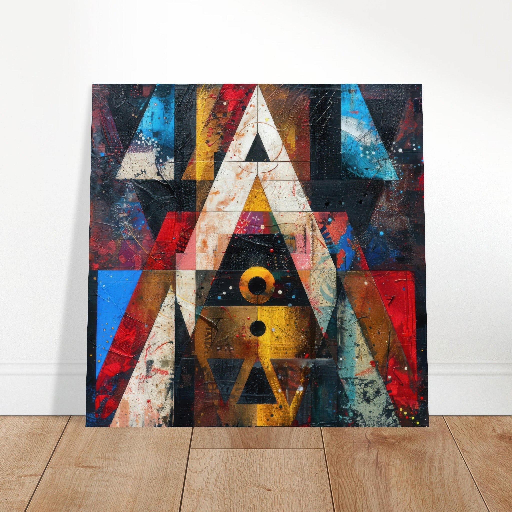 Aluminum Print Square - Free your mind abstract style 2 - Shop Ai Art WebShop - Digital Art online Store