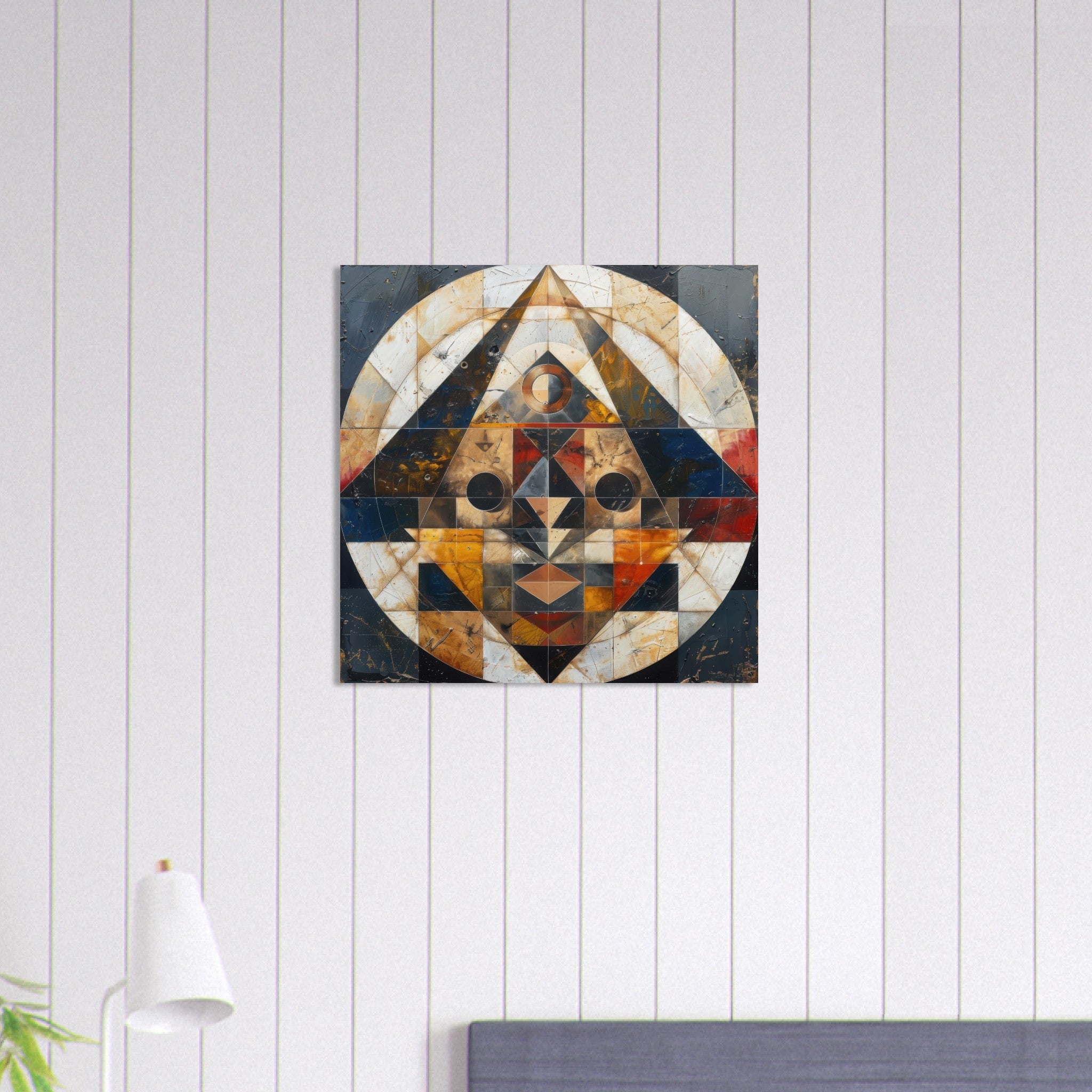 Aluminum Print Square - Free your mind abstract style 5 - Shop Ai Art WebShop - Digital Art online Store
