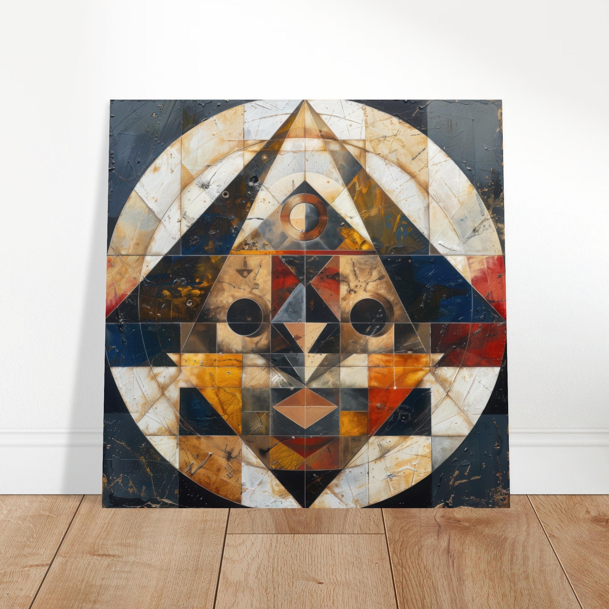 Aluminum Print Square - Free your mind abstract style 5 - Shop Ai Art WebShop - Digital Art online Store