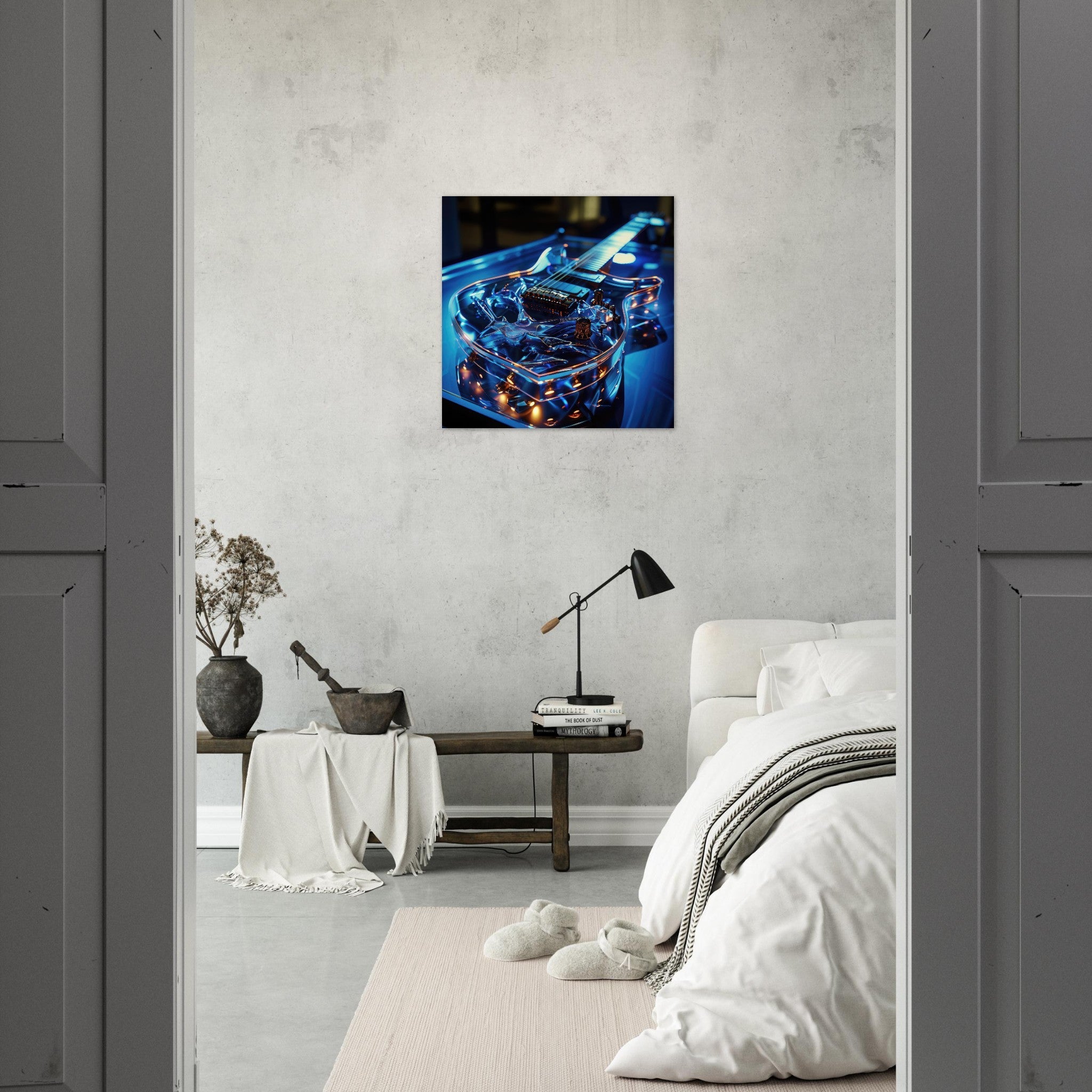 Aluminum Print Square - Music Art 6 - Shop Ai Art WebShop - Digital Art online Store