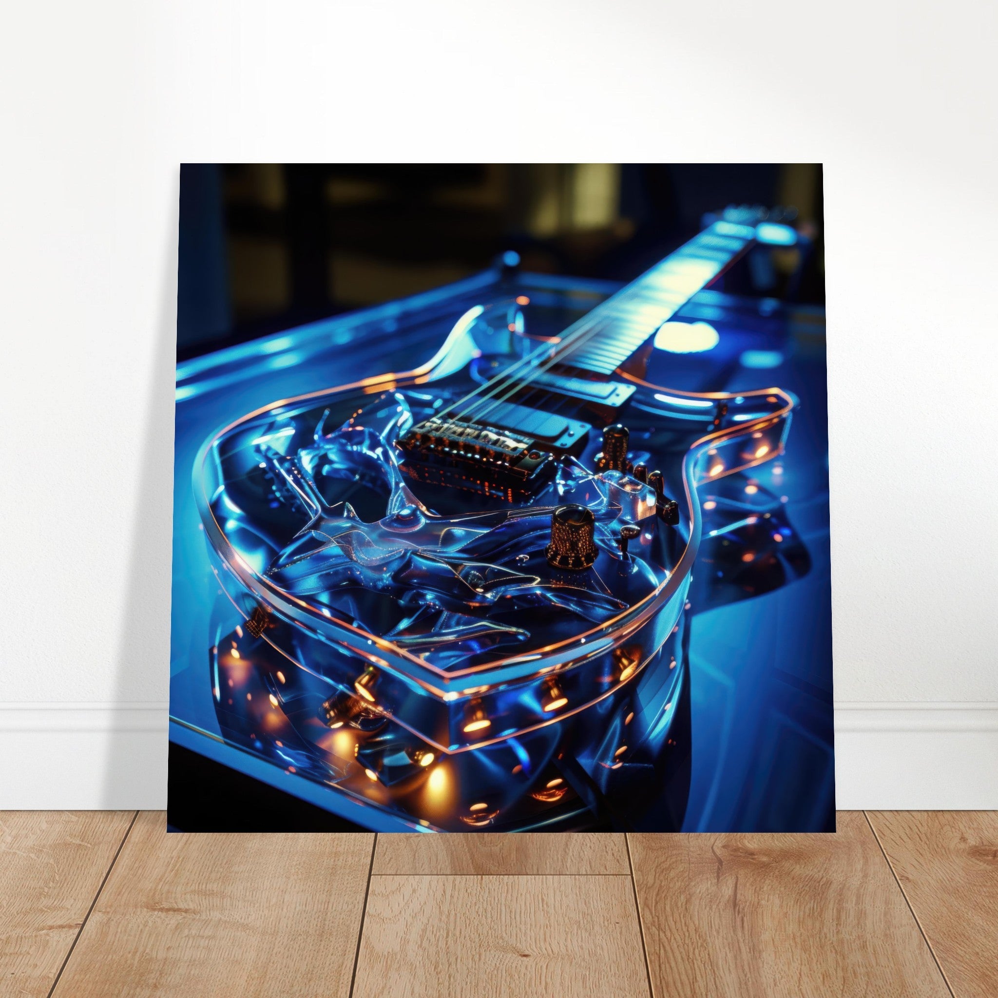 Aluminum Print Square - Music Art 6 - Shop Ai Art WebShop - Digital Art online Store