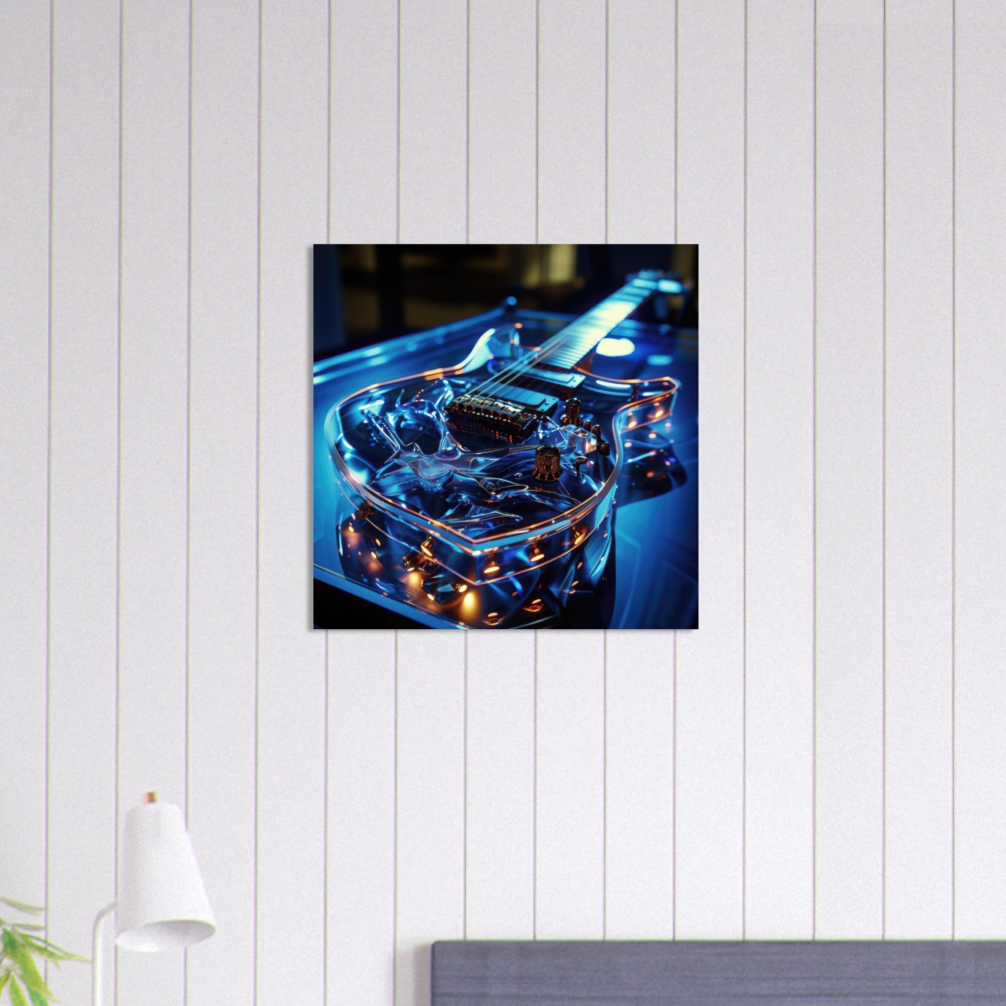 Aluminum Print Square - Music Art 6 - Shop Ai Art WebShop - Digital Art online Store
