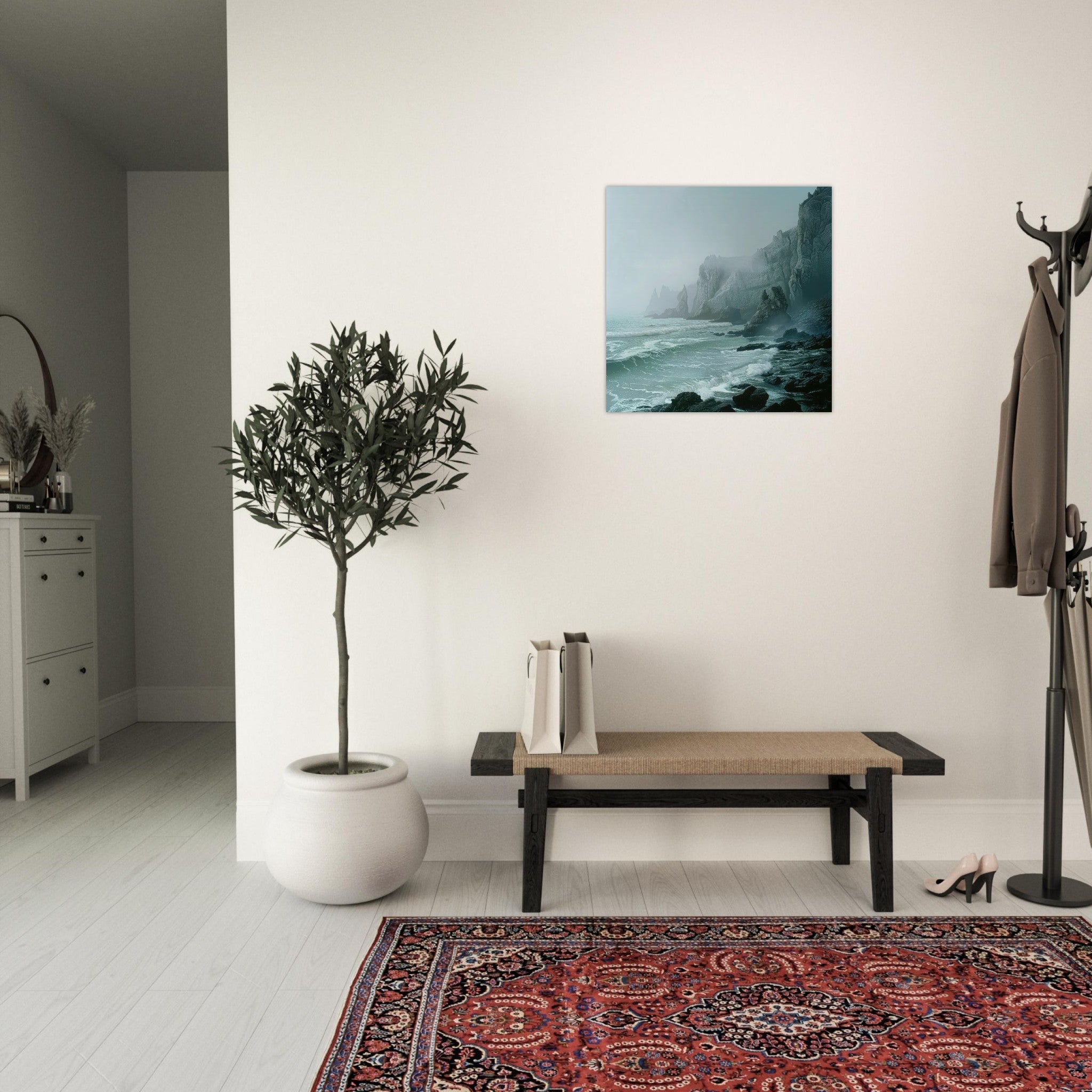 Aluminum Print Square - Nature 1 - Shop Ai Art WebShop - Digital Art online Store