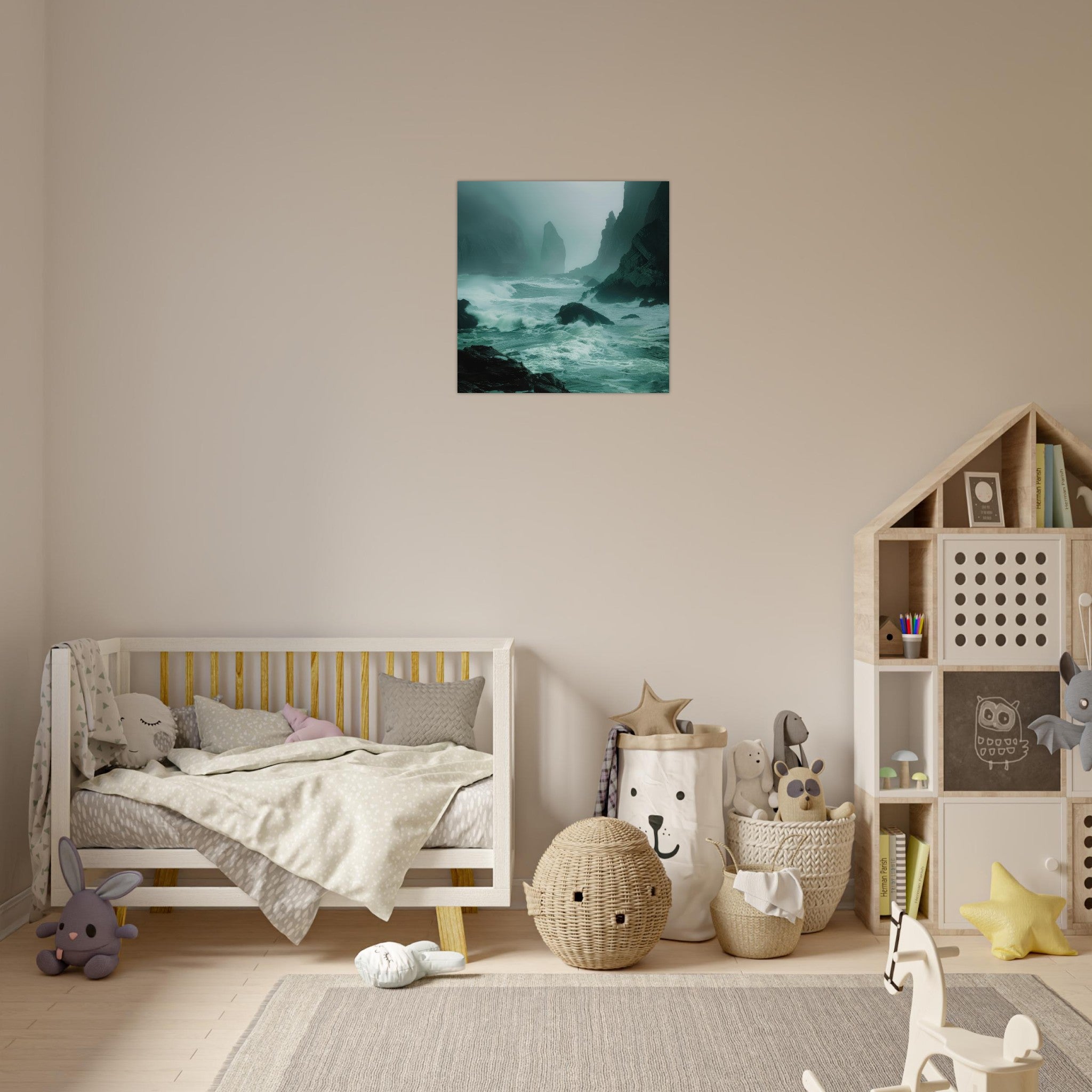Aluminum Print Square - Nature - Shop Ai Art WebShop - Digital Art online Store