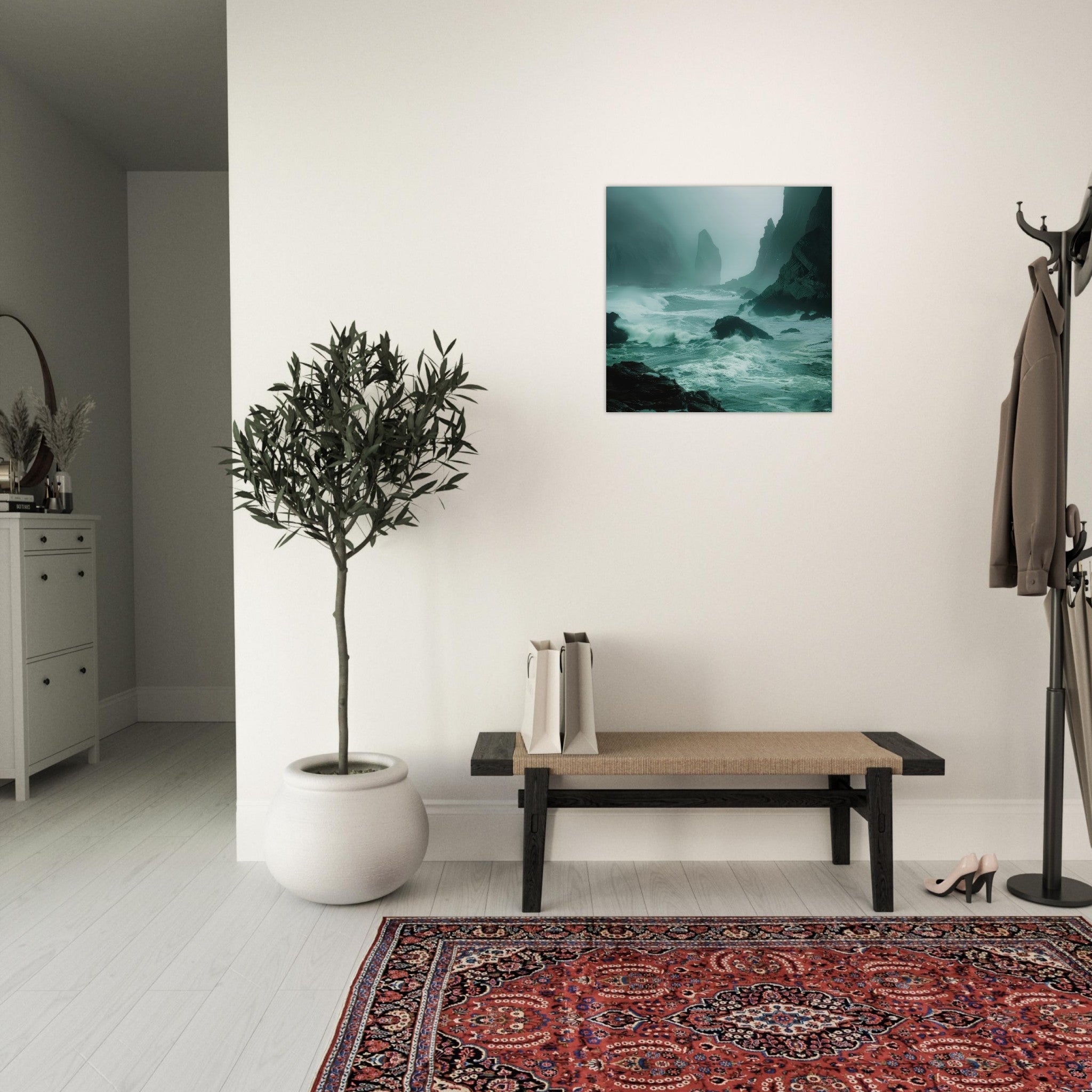 Aluminum Print Square - Nature - Shop Ai Art WebShop - Digital Art online Store
