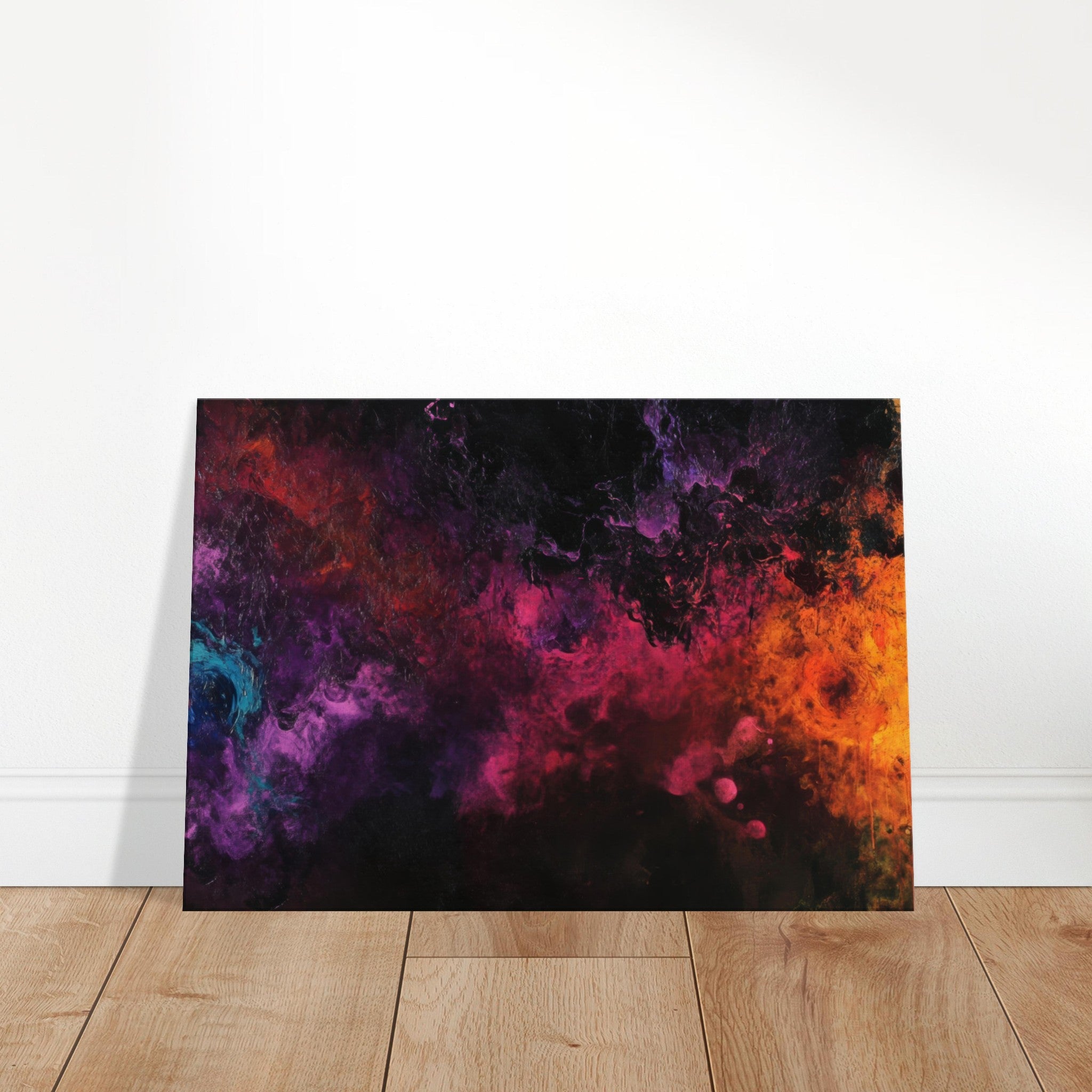 Canvas Landscape - Chromatic Abyss A dark infinite void punctured 2 - Shop Ai Art WebShop - Digital Art online Store