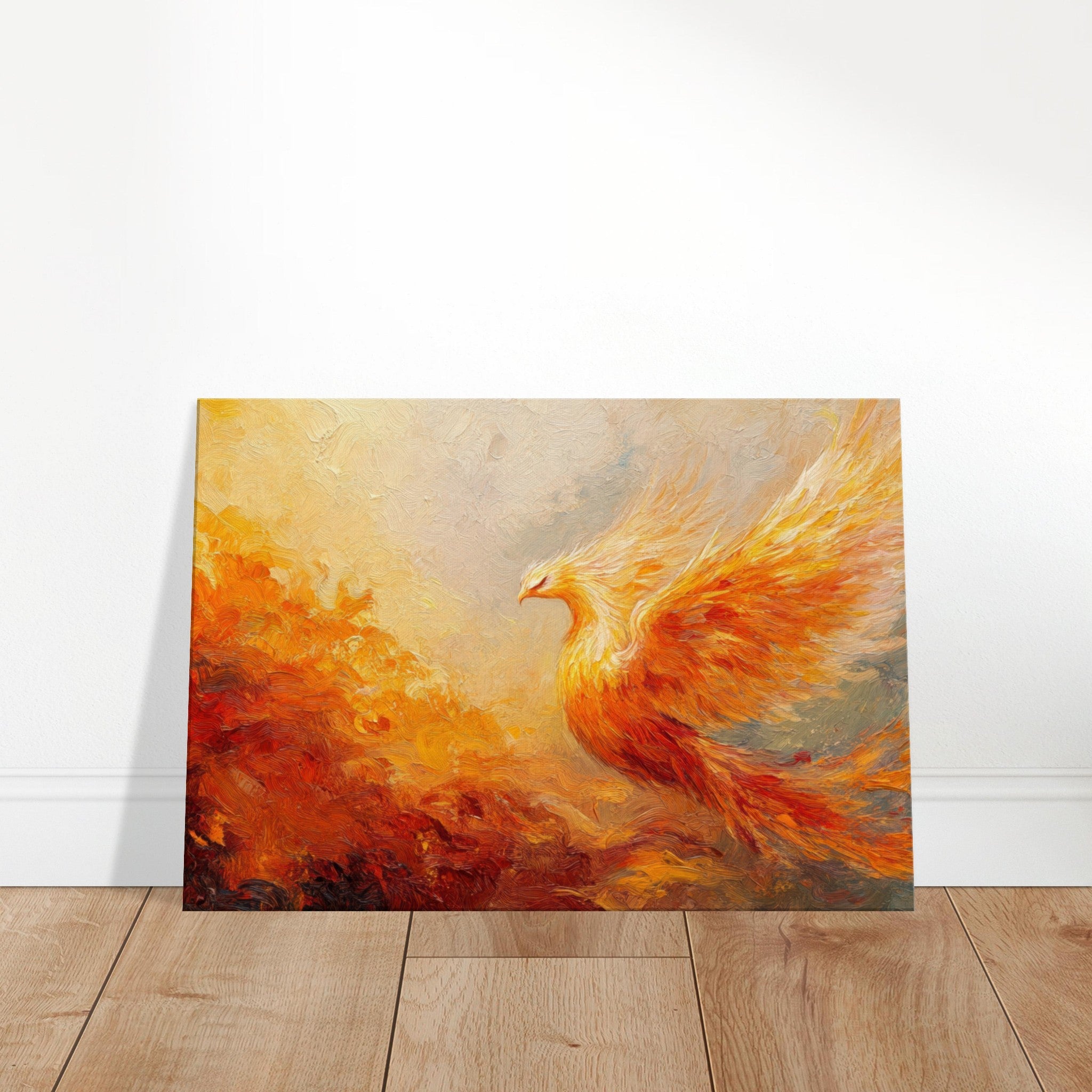 Canvas Landscape - Impressionist Phoenix Rebirth Impressionism Did 2 - Shop Ai Art WebShop - Digital Art online Store